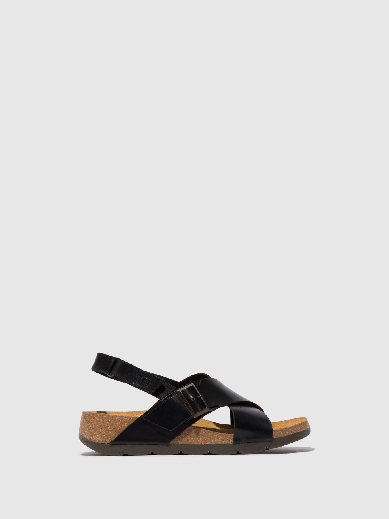 Black Fly London Crossover Sandals Women's Sandals | 120857GIH