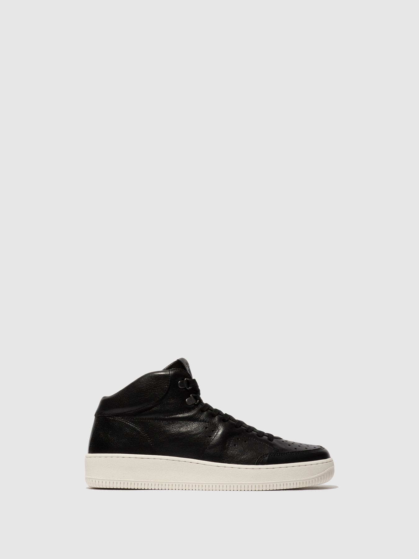 Black Fly London Hi-Top Men's Sneakers | 732941FAX