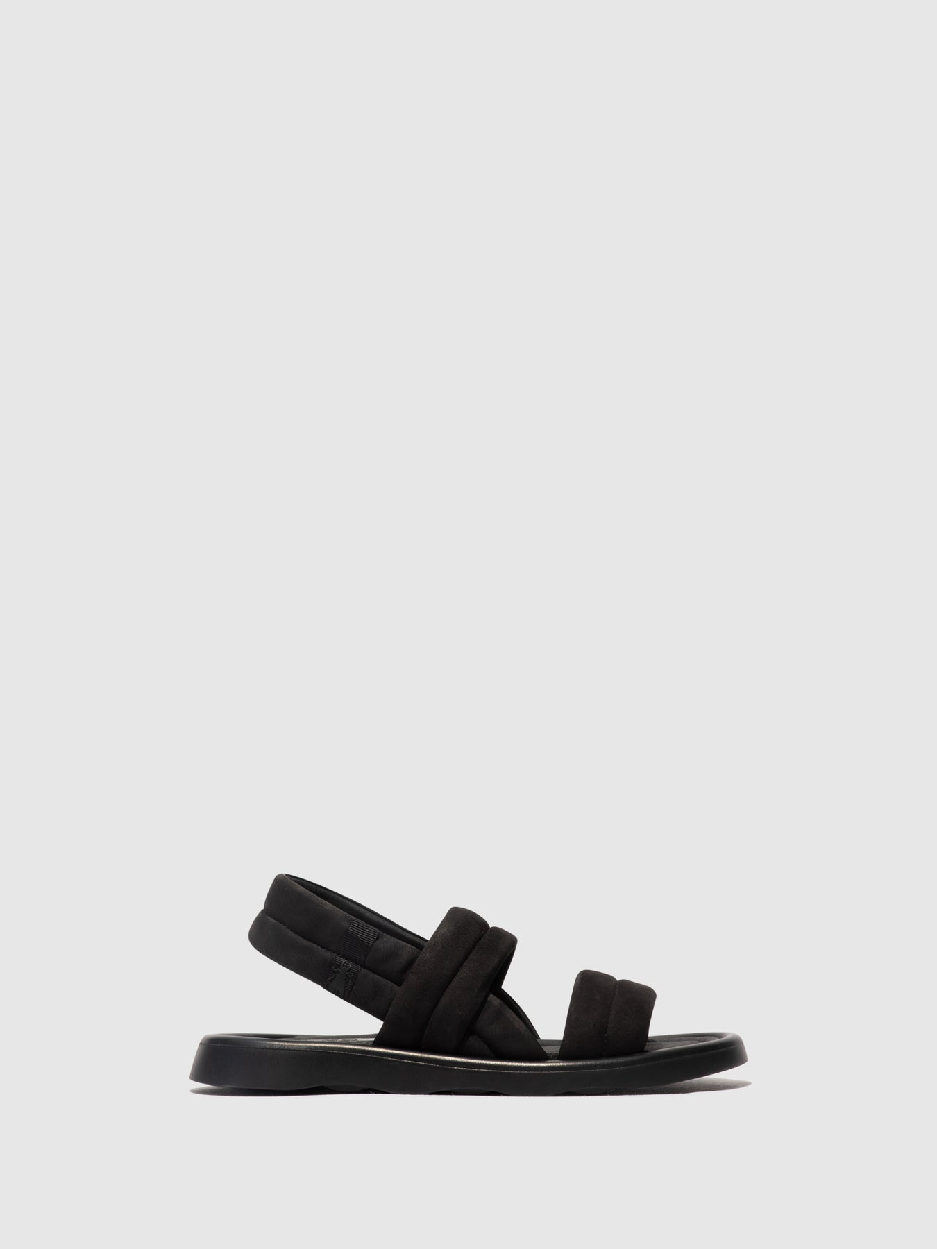 Black Fly London Sling-Back Sandals Women's Sandals | 197358GYL