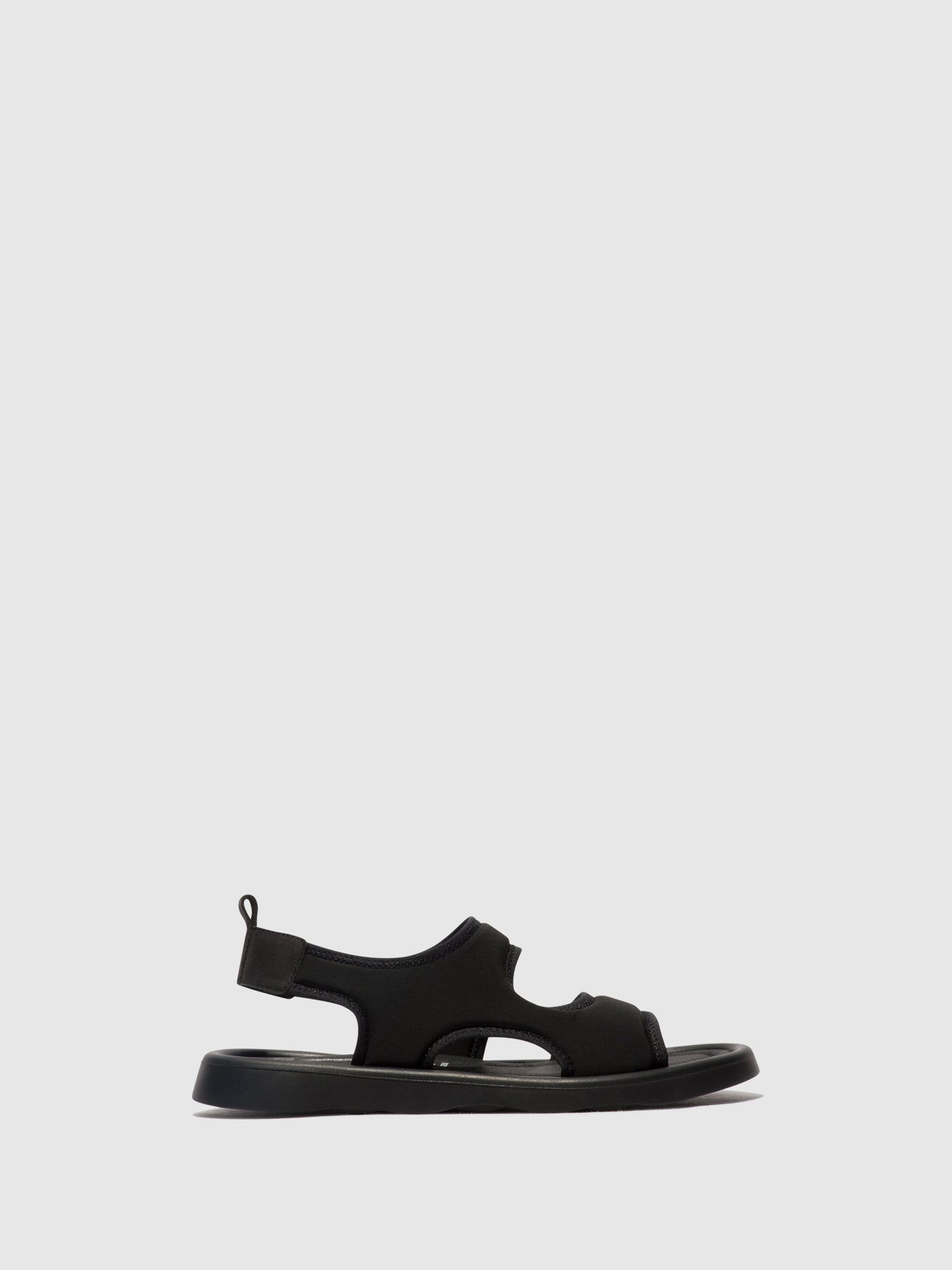 Black Fly London Sling-Back Sandals Women's Sandals | 390725TVM