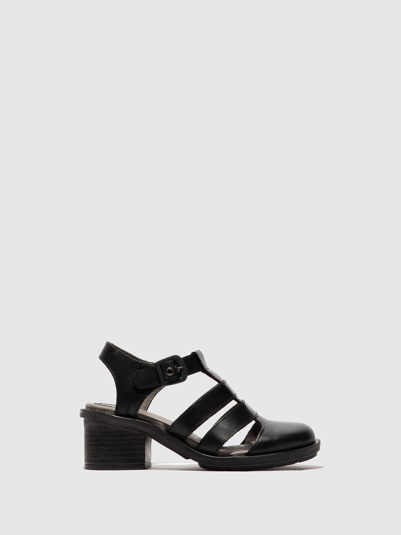 Black Fly London T-Strap Sandals Women's Sandals | 160734OWE