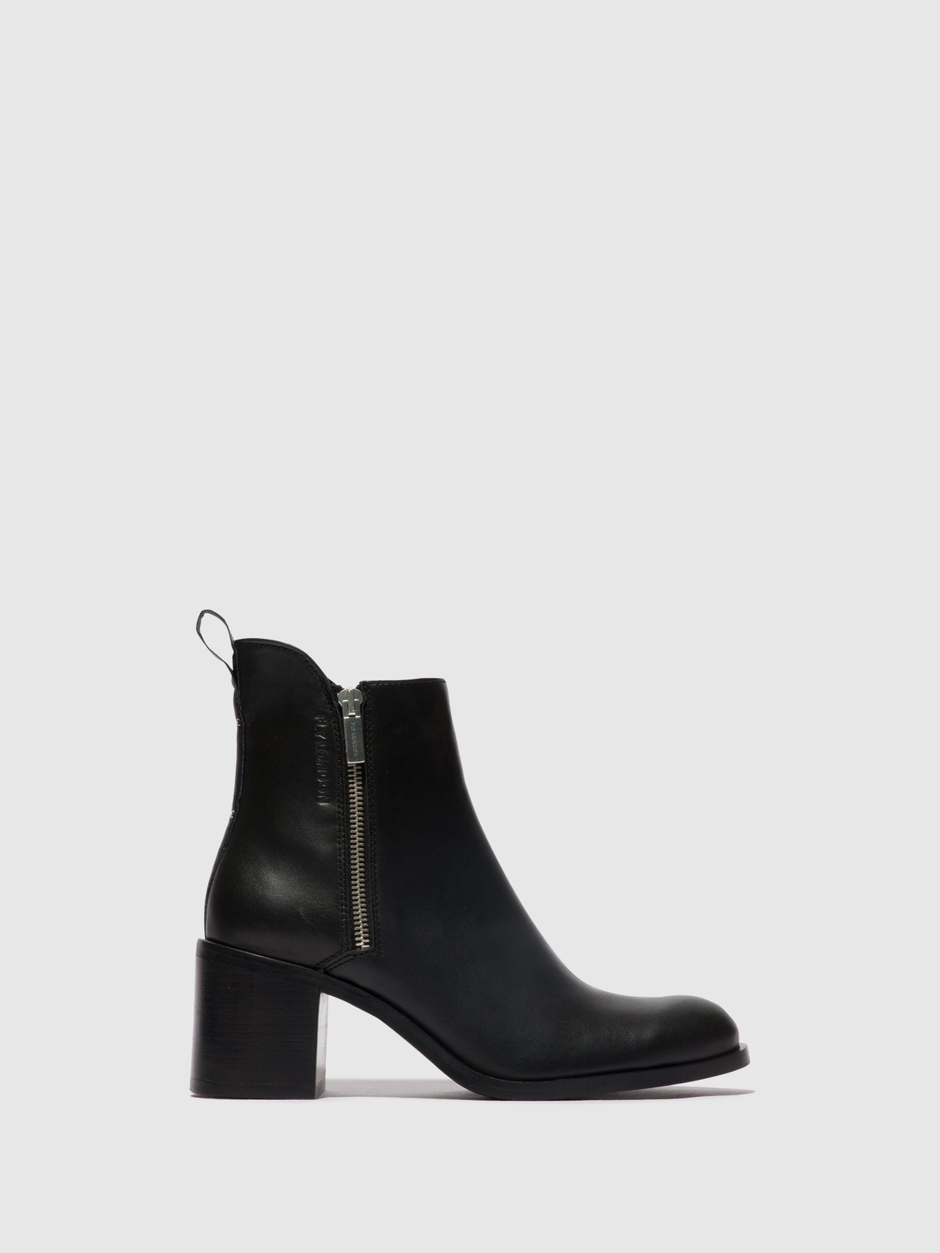 Black Fly London Zip Up Boots Women's Ankle Boots | 031827SFA