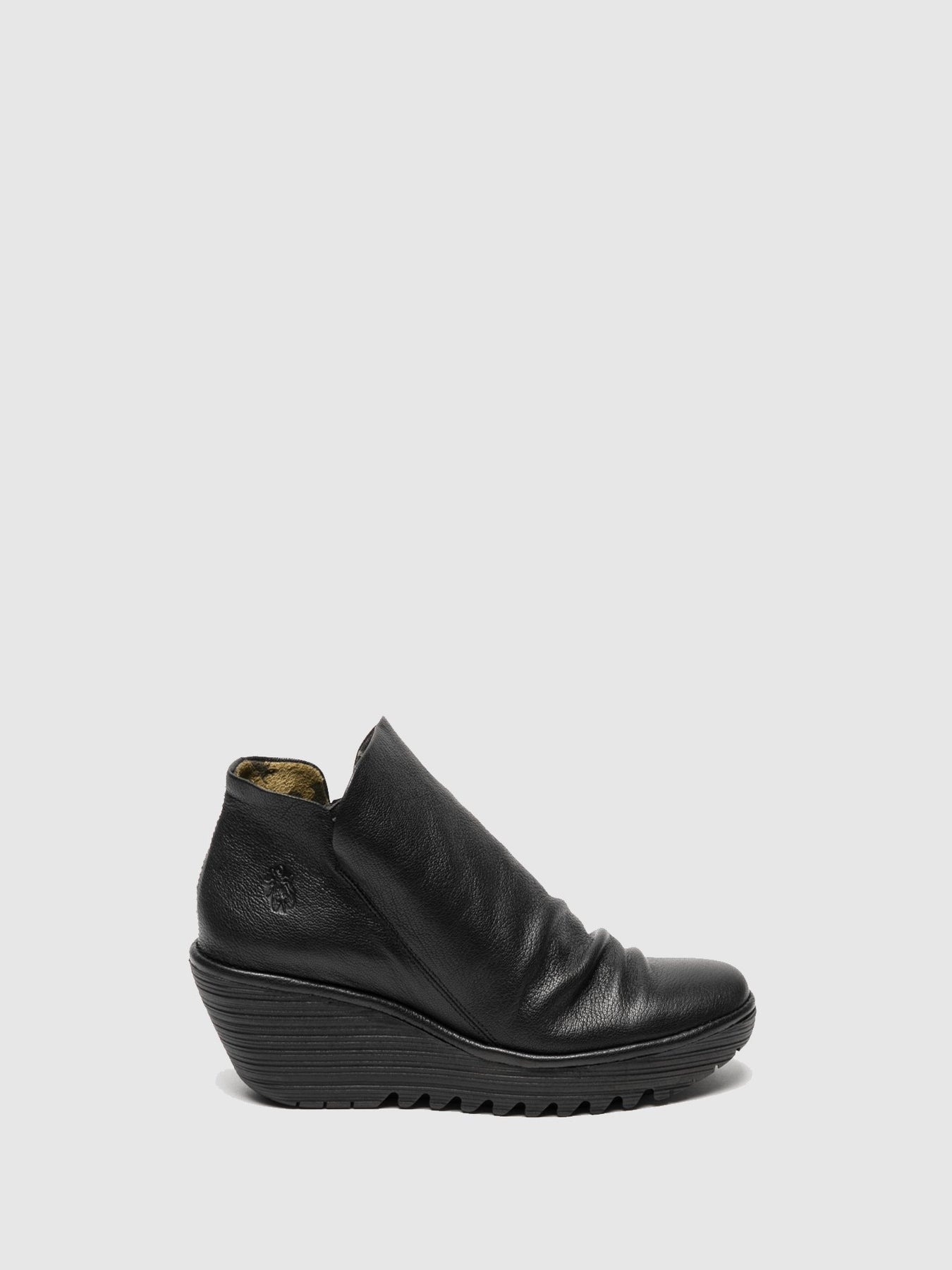 Black Fly London Zip Up YIP Women's Ankle Boots | 891267IMV