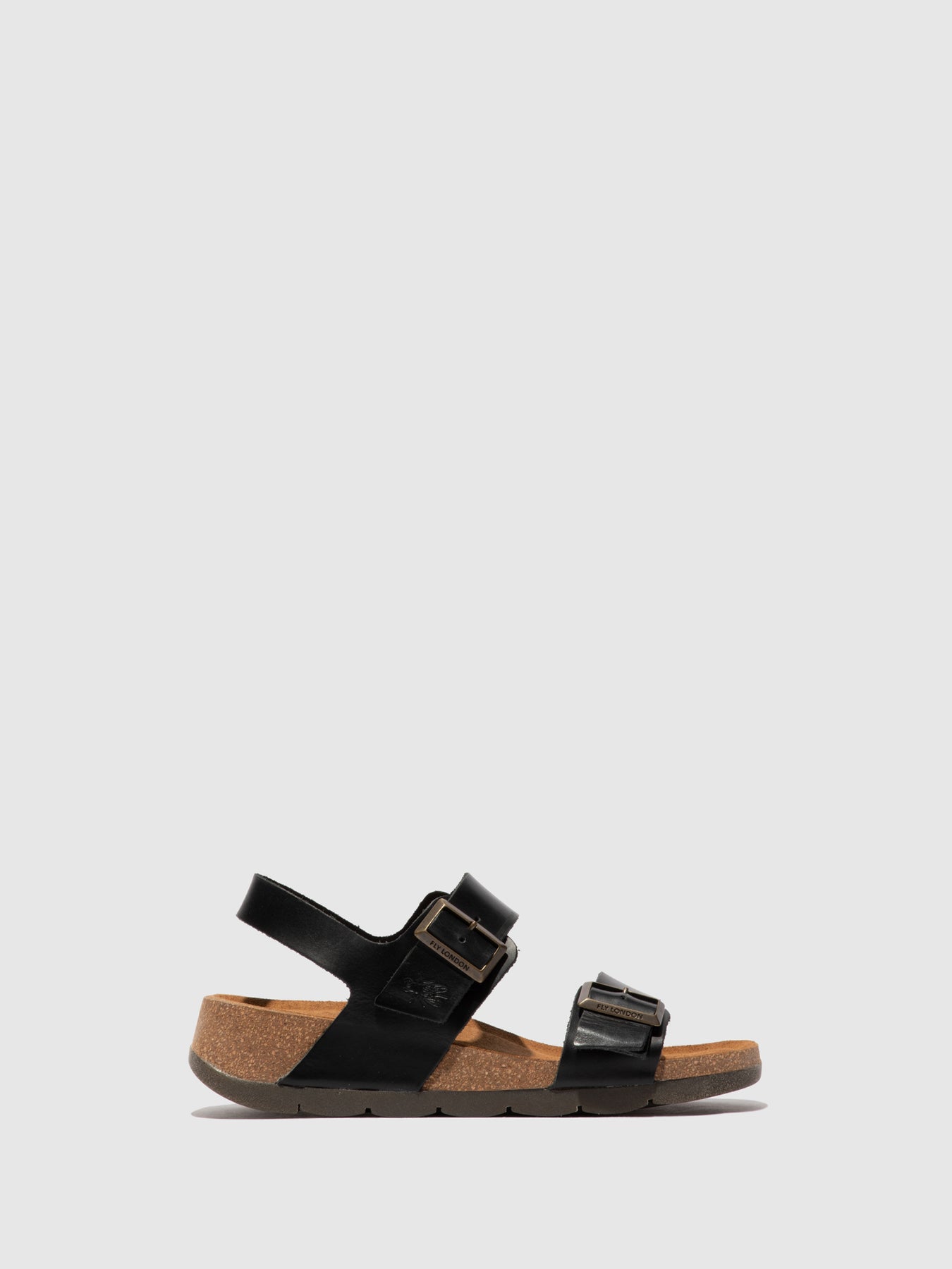 Bridle Black Fly London Buckle Sandals Women's Sandals | 428507BRE