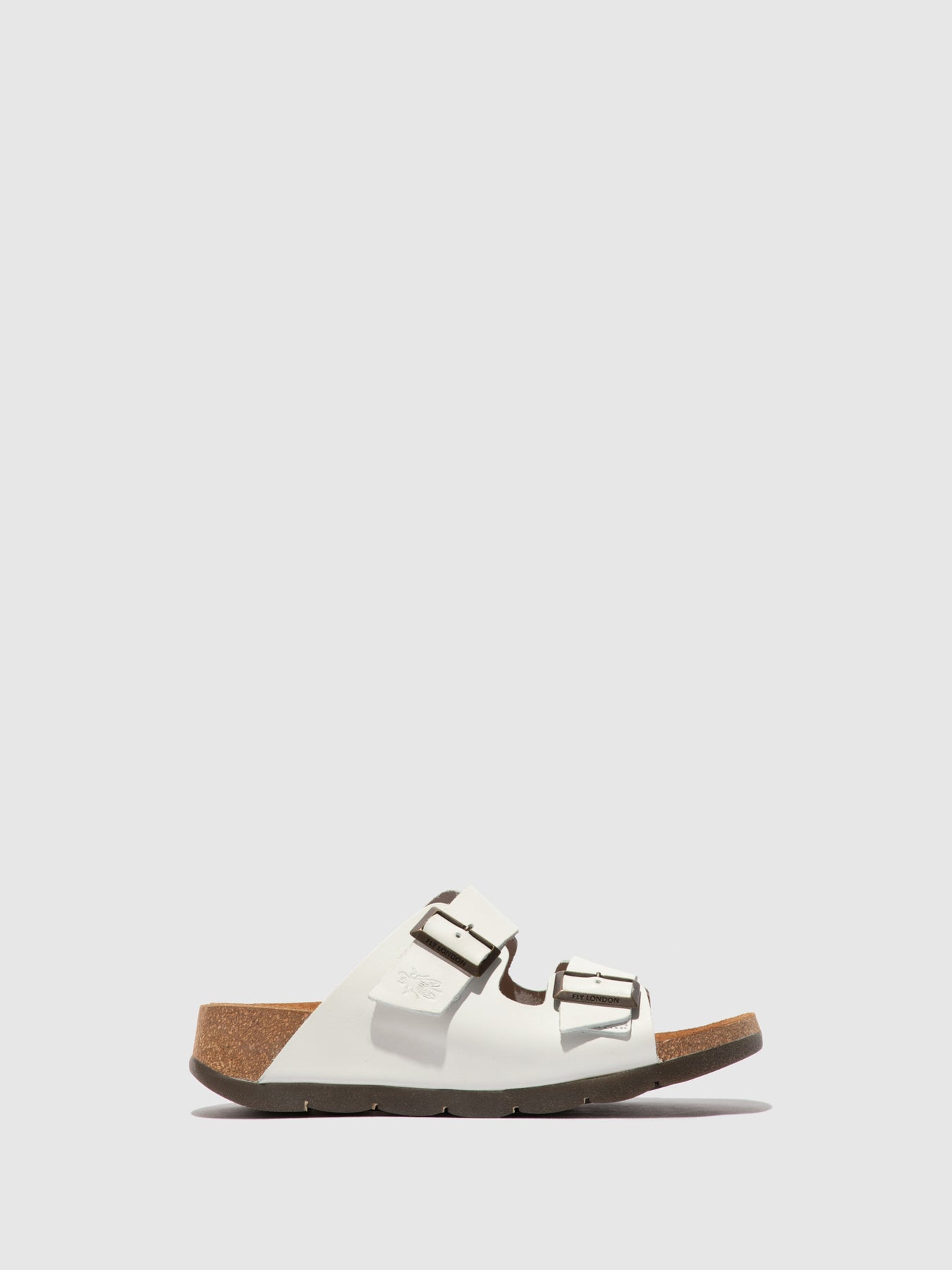 Bridle Off White Fly London Open Toe Women's Mules | 609371AWO