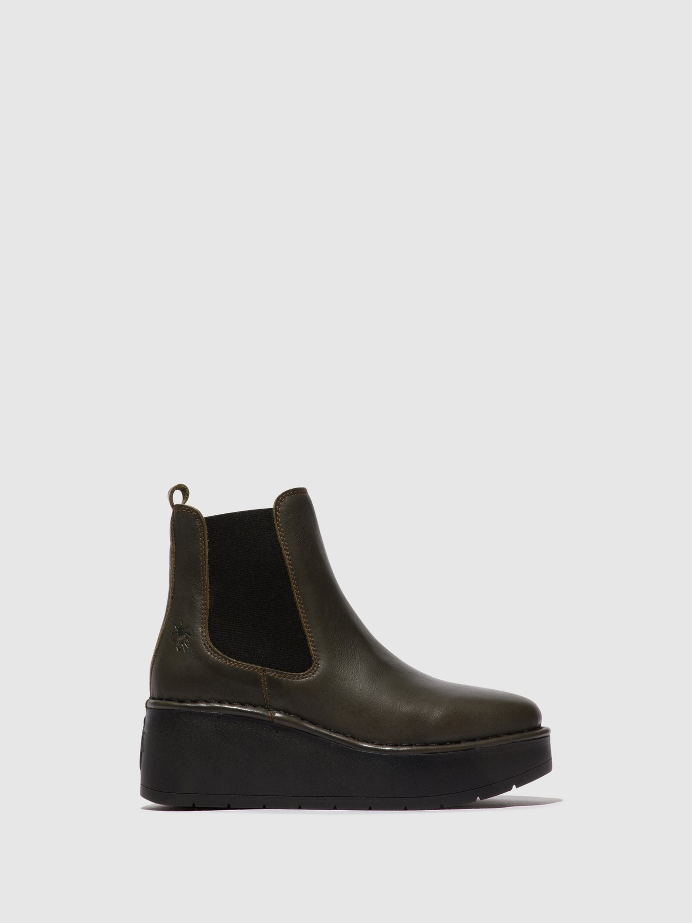 Dark Green Fly London Chelsea Boots Women's Ankle Boots | 246715BTH