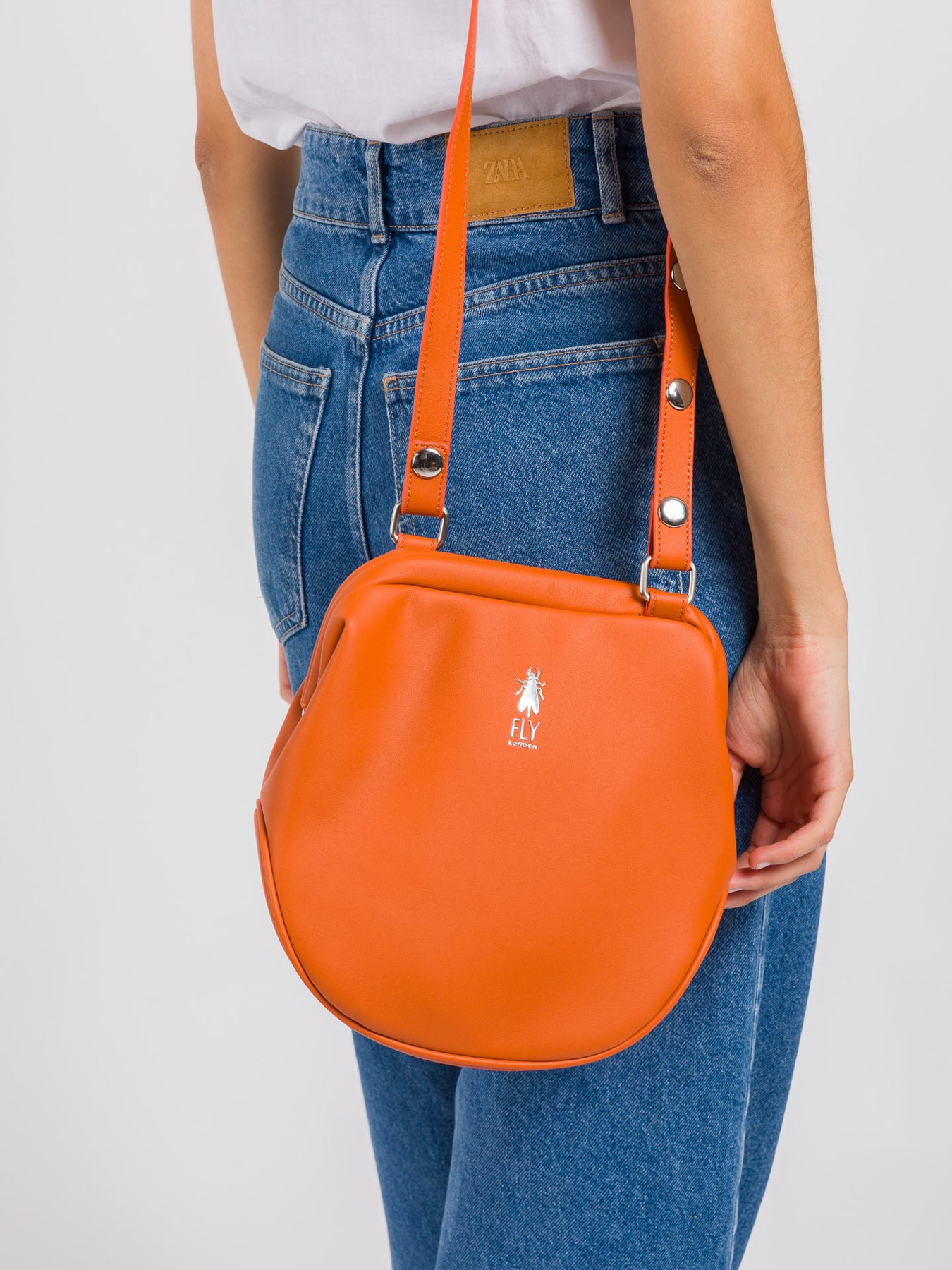 Darwin DarkOrange Fly London Shoulder Bag Women's Shoulder Bags | 954087RMJ