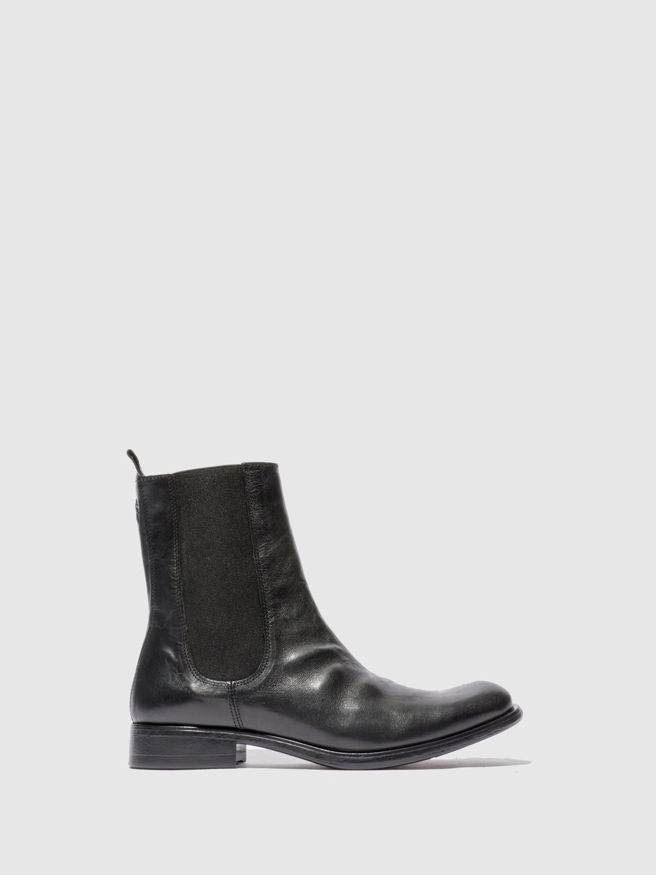 Estigma (Vegetal) Black Fly London Chelsea Boots Men's Ankle Boots | 469075TJR