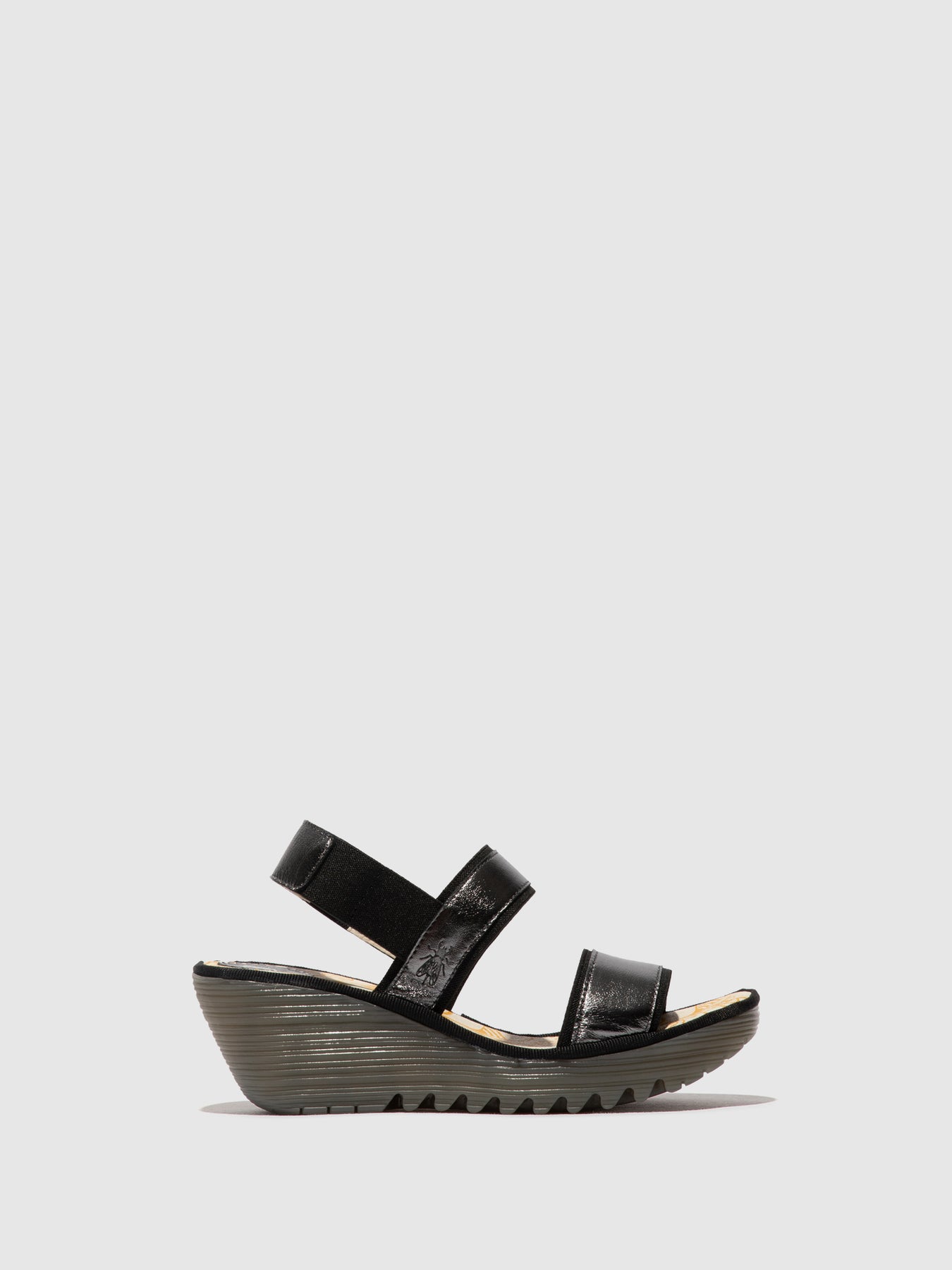 Graphite Fly London Sling-Back Sandals Women's Sandals | 950473PYG