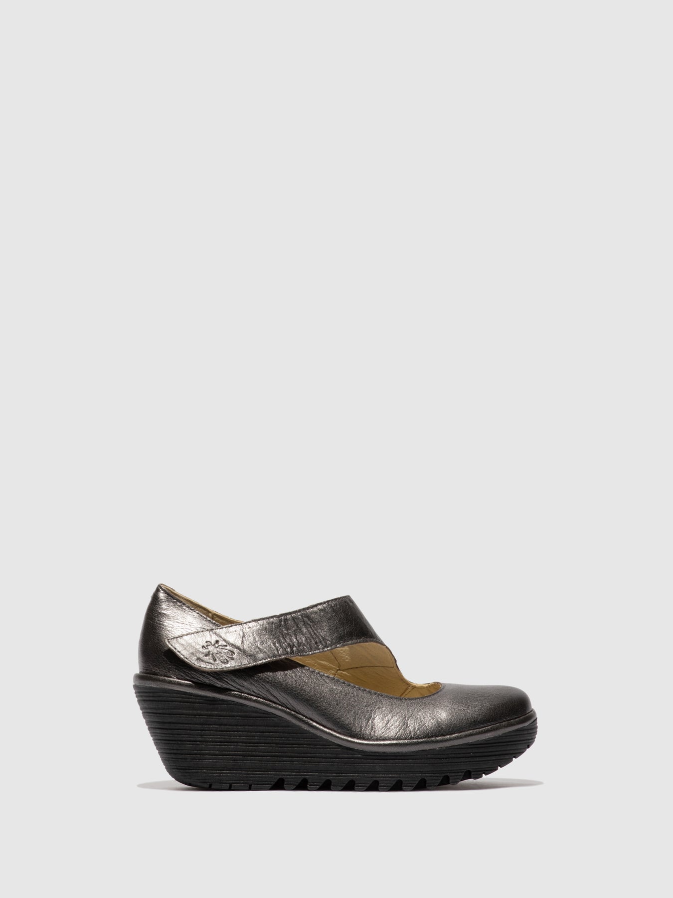 Graphite Fly London Wedge Shoes Women's Wedges | 504321EXP