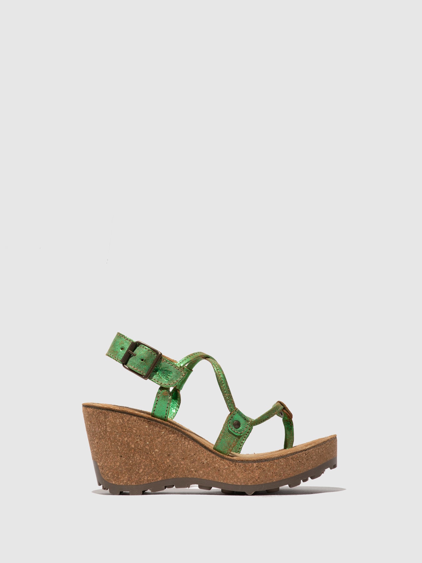 Green Fly London T-Strap Sandals Women's Sandals | 083694QWZ