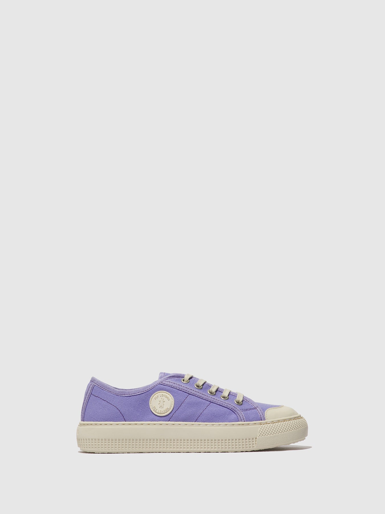 Lavender Fly London Lace-up Women's Sneakers | 953680WHF