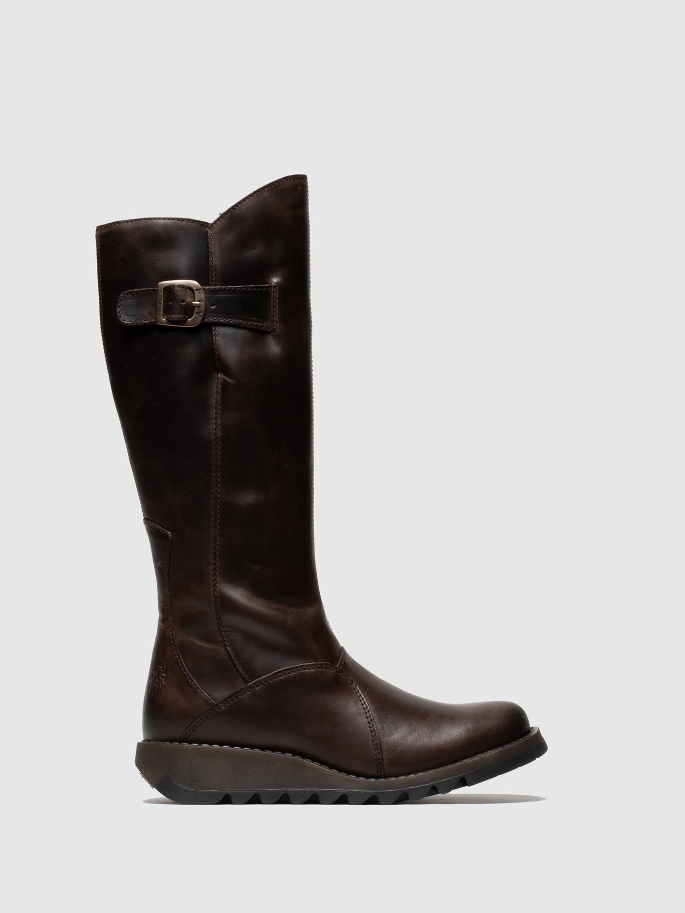 Mol Dk Brown Fly London Zip Up MOL 2 Women's Boots | 159647EBW