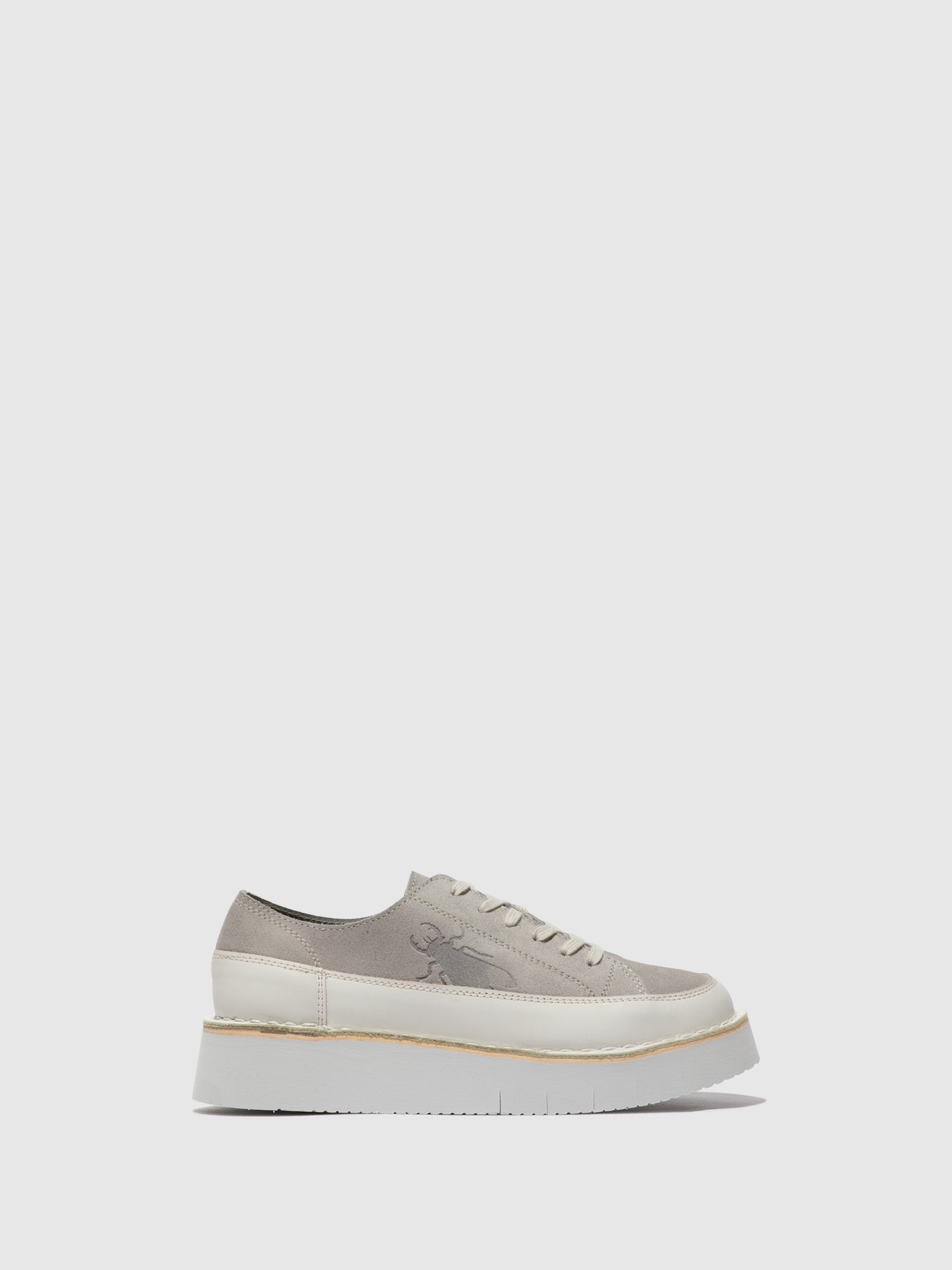 Offwhite/Cloud Fly London Lace-up Women's Sneakers | 861704GTM