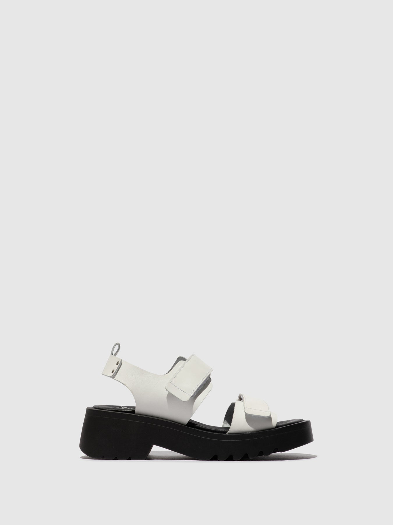 Offwhite Fly London Velcro Sandals Women's Sandals | 091765RLS