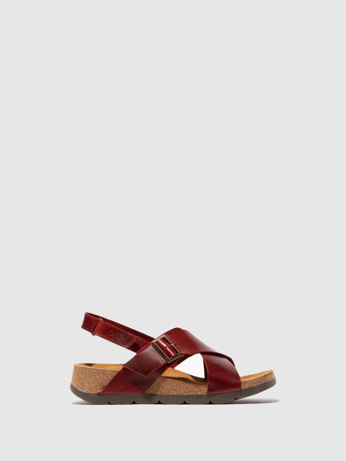 Red Fly London Crossover Sandals Women's Sandals | 746358YDN