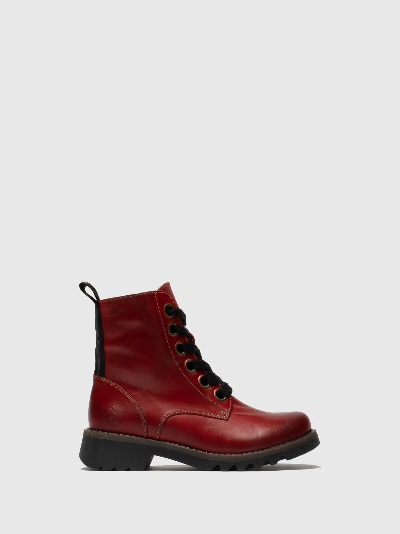 Red Fly London Lace-up Boots Women's Ankle Boots | 086792YBW