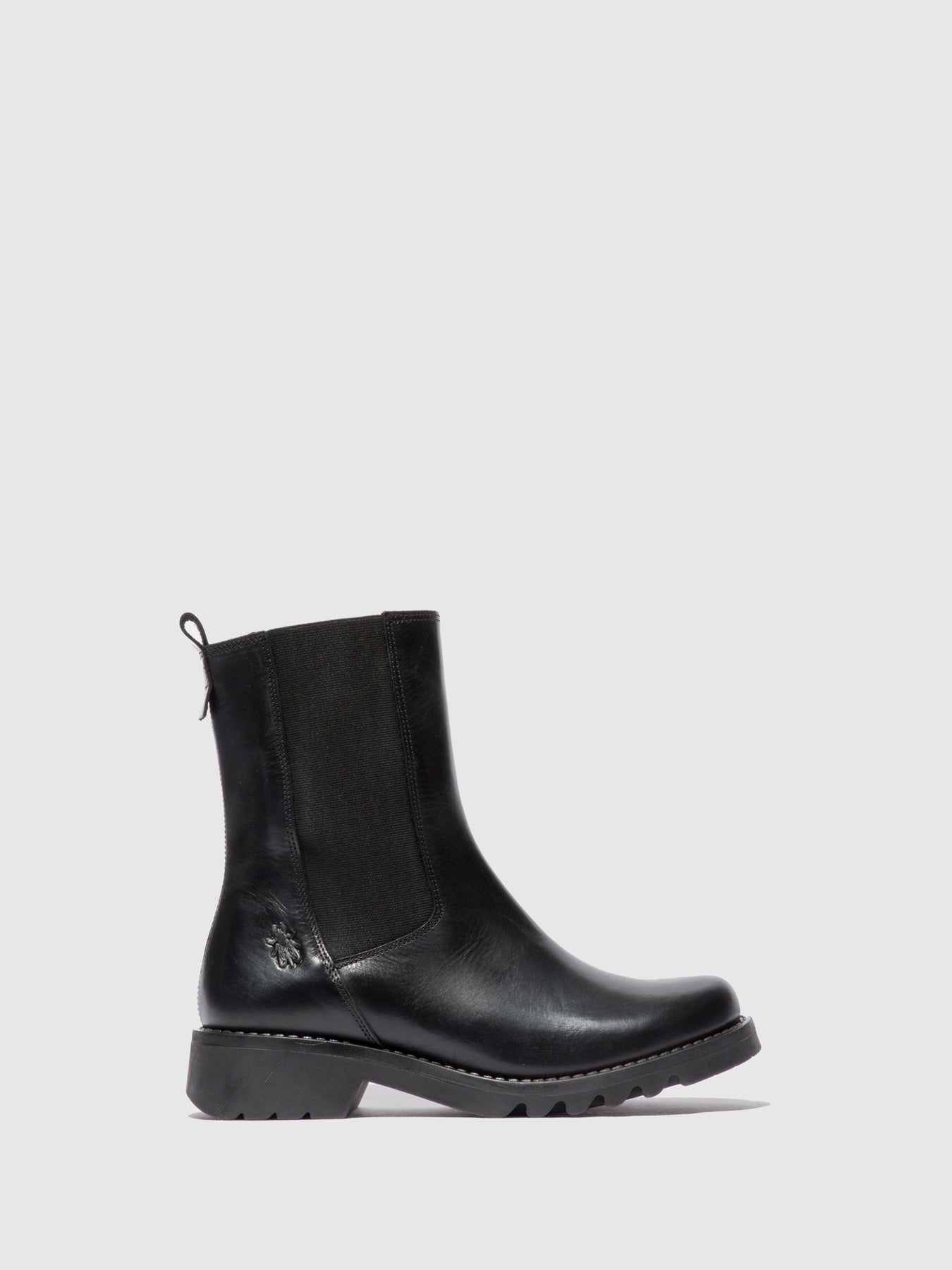 Rug Black(All Black) Fly London Chelsea Boots Women's Ankle Boots | 095324FBK