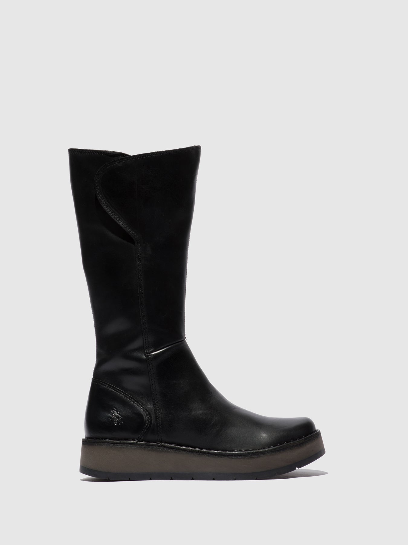 Rug Black Fly London Zip Up Boots Women's Boots | 891356MST