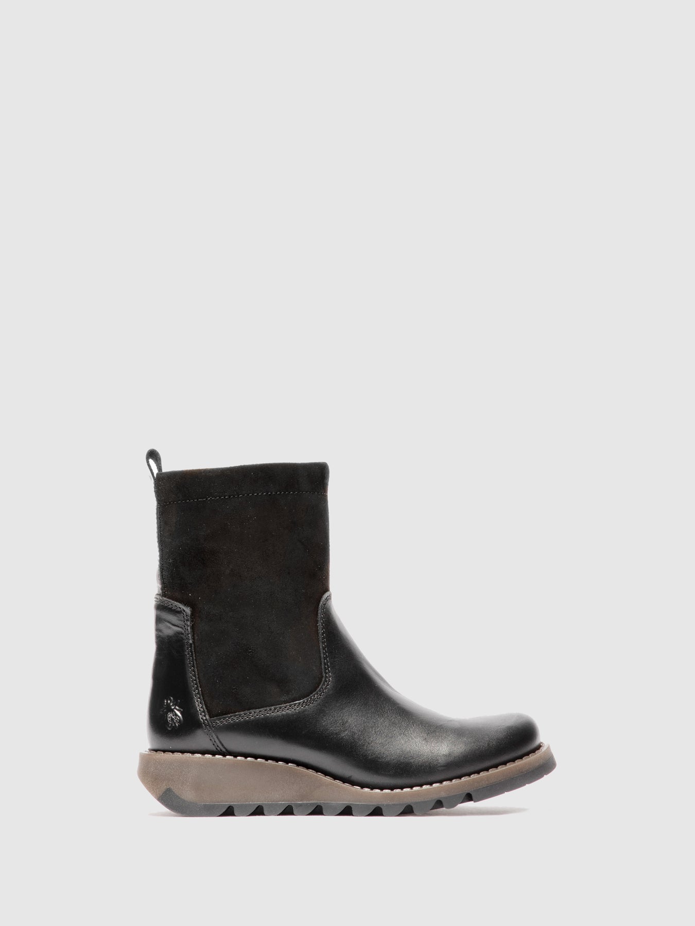 Rug/Oilsuede Black Fly London Zip Up Boots Women's Boots | 135608DBO