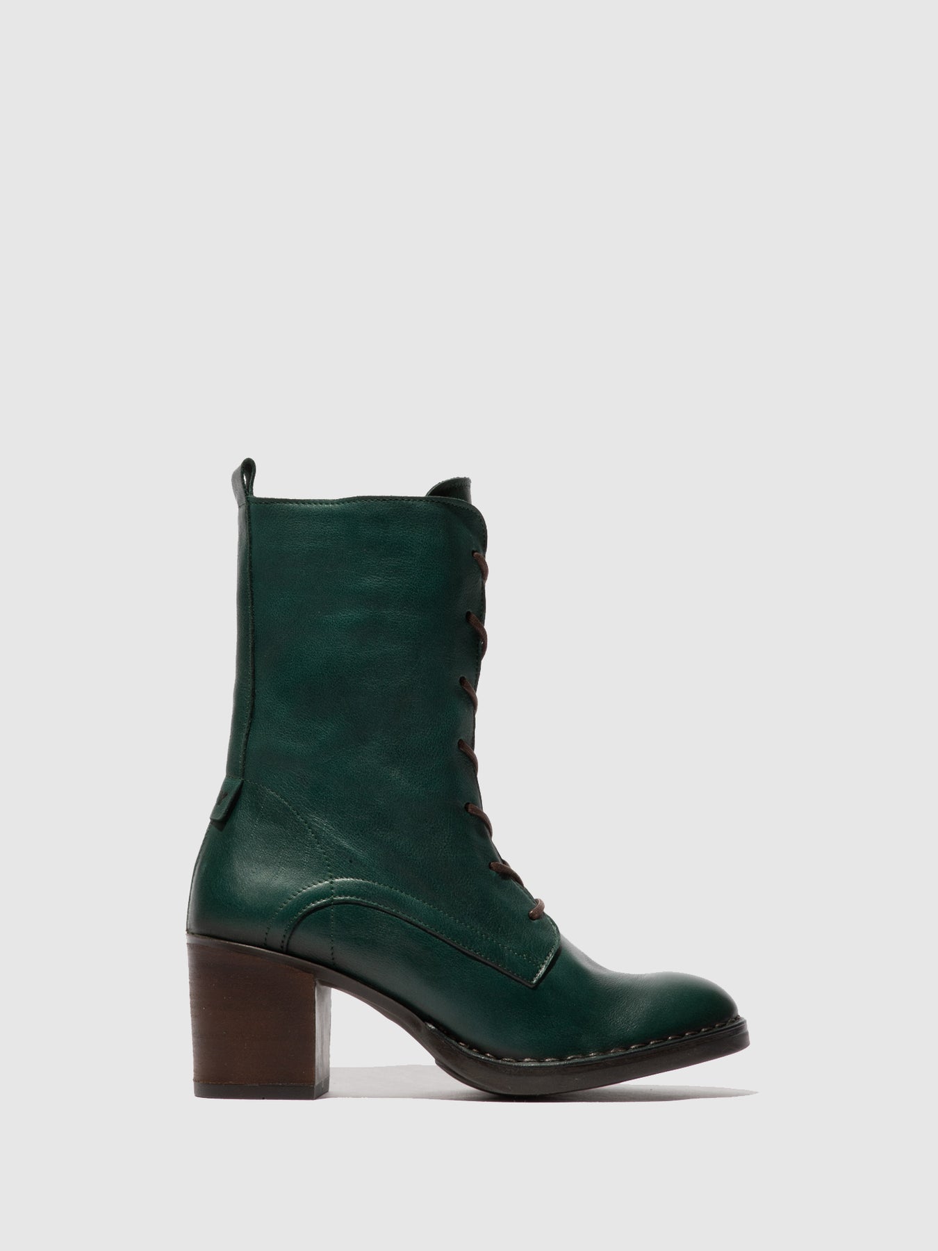 Verona Green Forest Fly London Lace-up Boots Women's Ankle Boots | 498675VKH