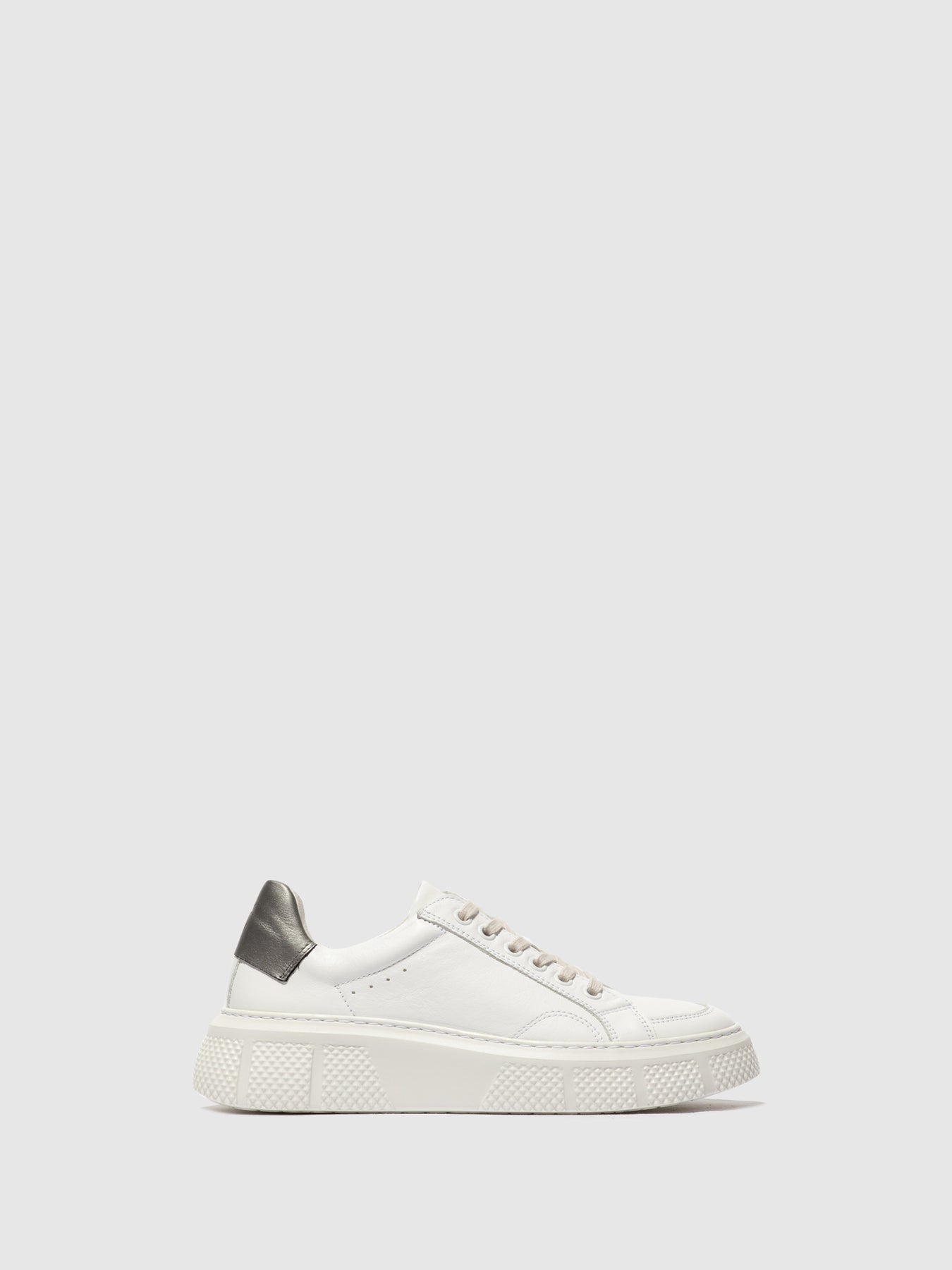 White Fly London Lace-up Men's Sneakers | 467593MVQ