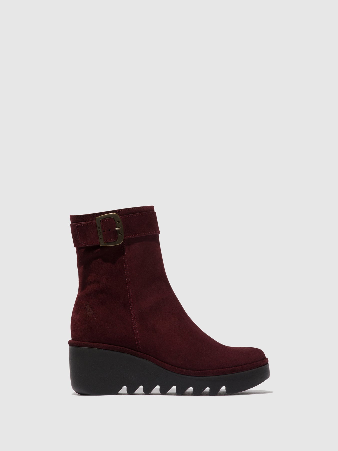 Wine Fly London Zip Up Boots Women's Ankle Boots | 072683MSY