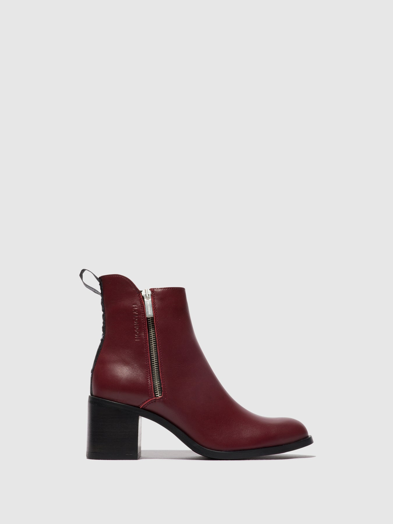 Wine Fly London Zip Up Boots Women's Ankle Boots | 968140VXK