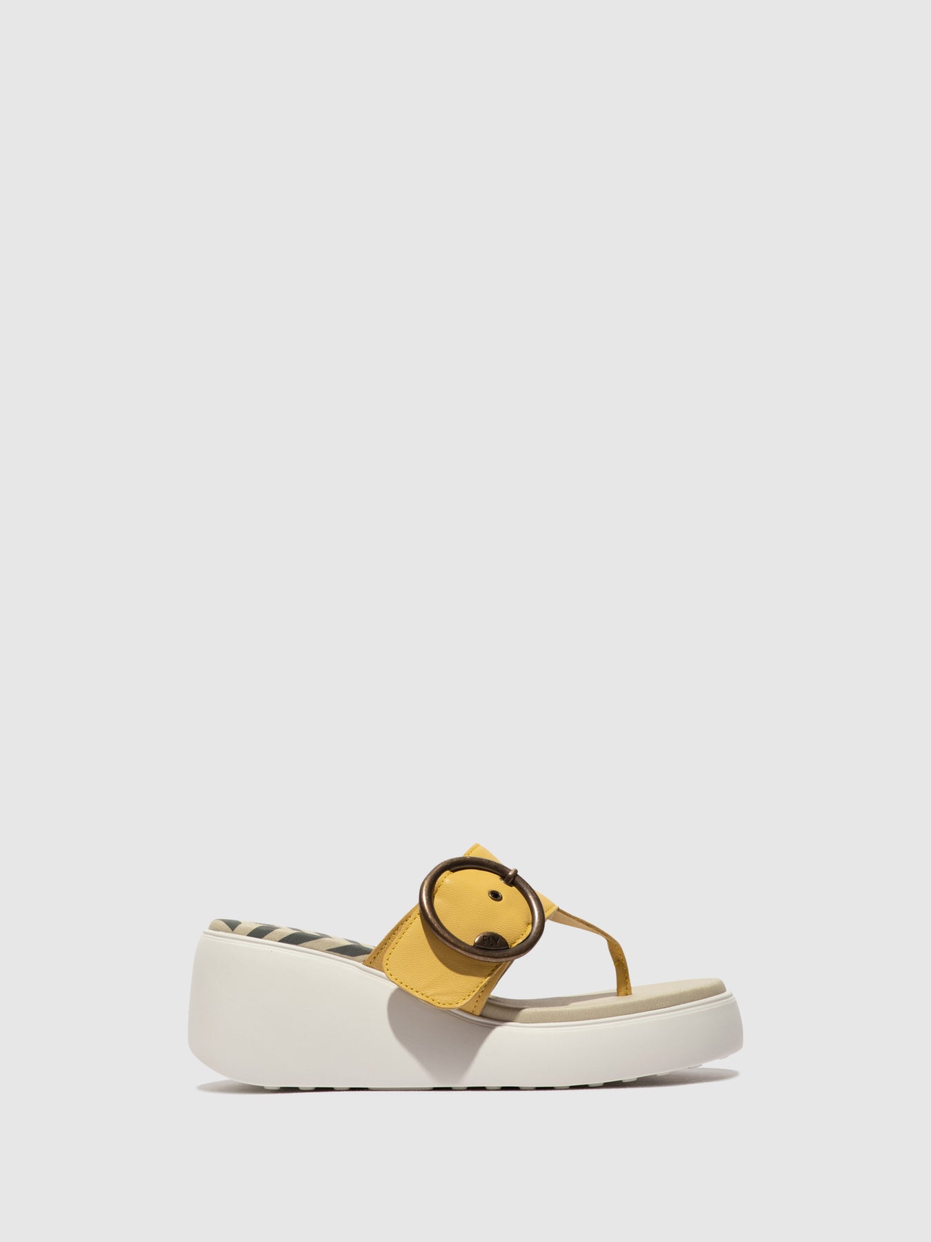 Yellow Fly London Buckle Women's Mules | 283169JOG