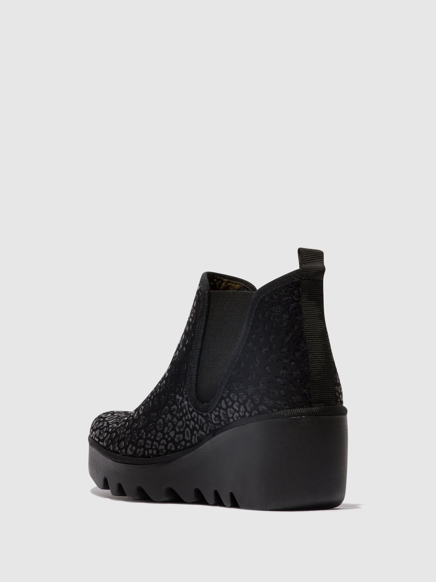 Anthracite Spots Fly London Chelsea Boots Women's Ankle Boots | 940256CSV