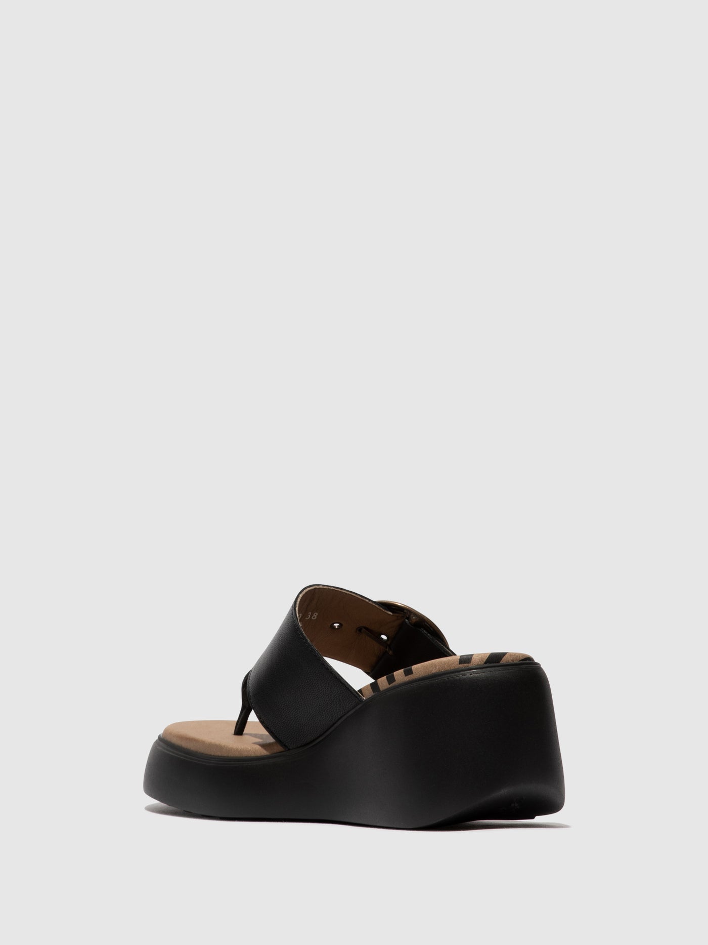 Black Fly London Buckle Women's Mules | 170428NCM