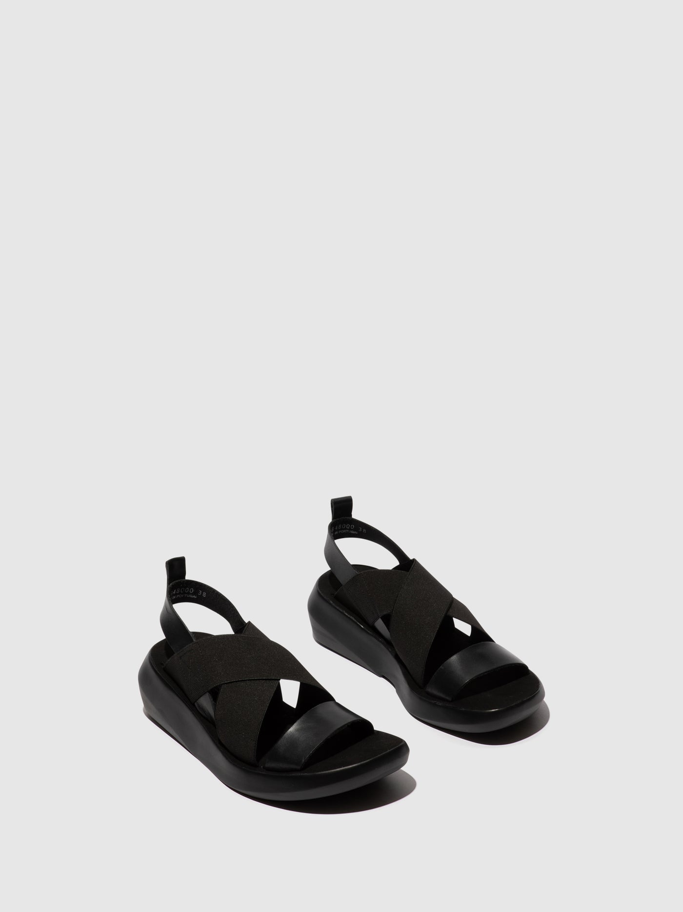 Black Fly London Crossover Sandals Women's Sandals | 485607JNL