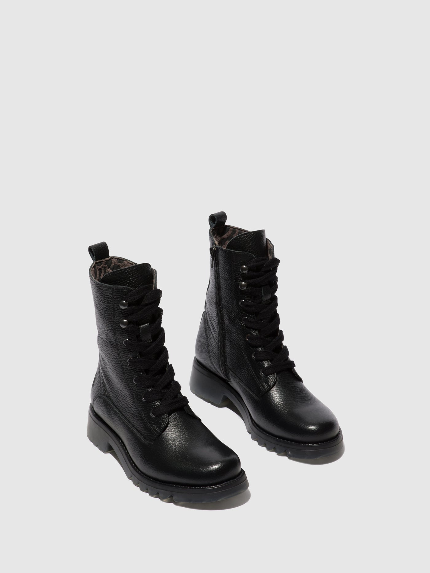 Black Fly London Lace-up Boots Women's Ankle Boots | 216037SAX