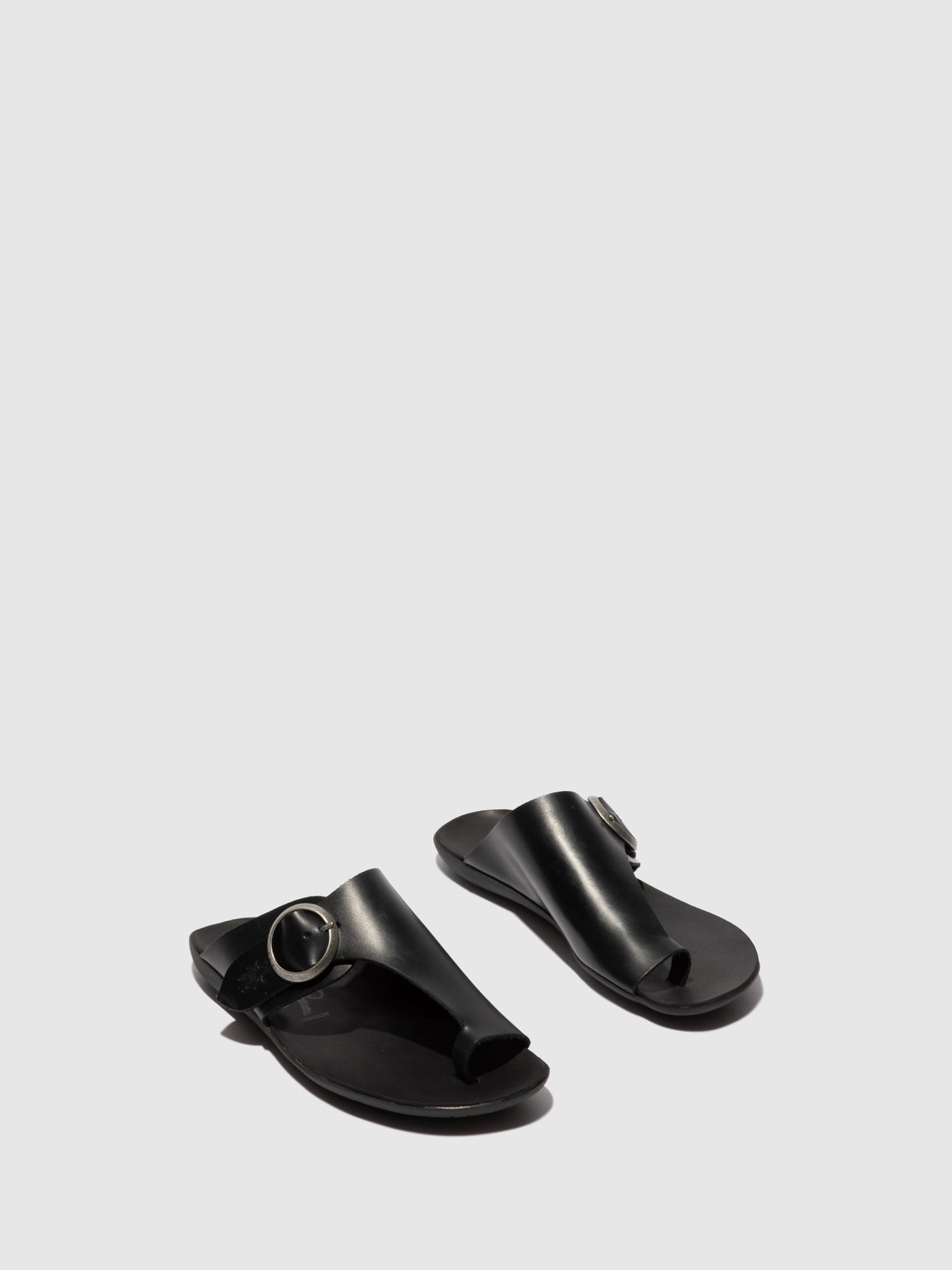 Black Fly London Open Toe Women's Mules | 826197ULQ