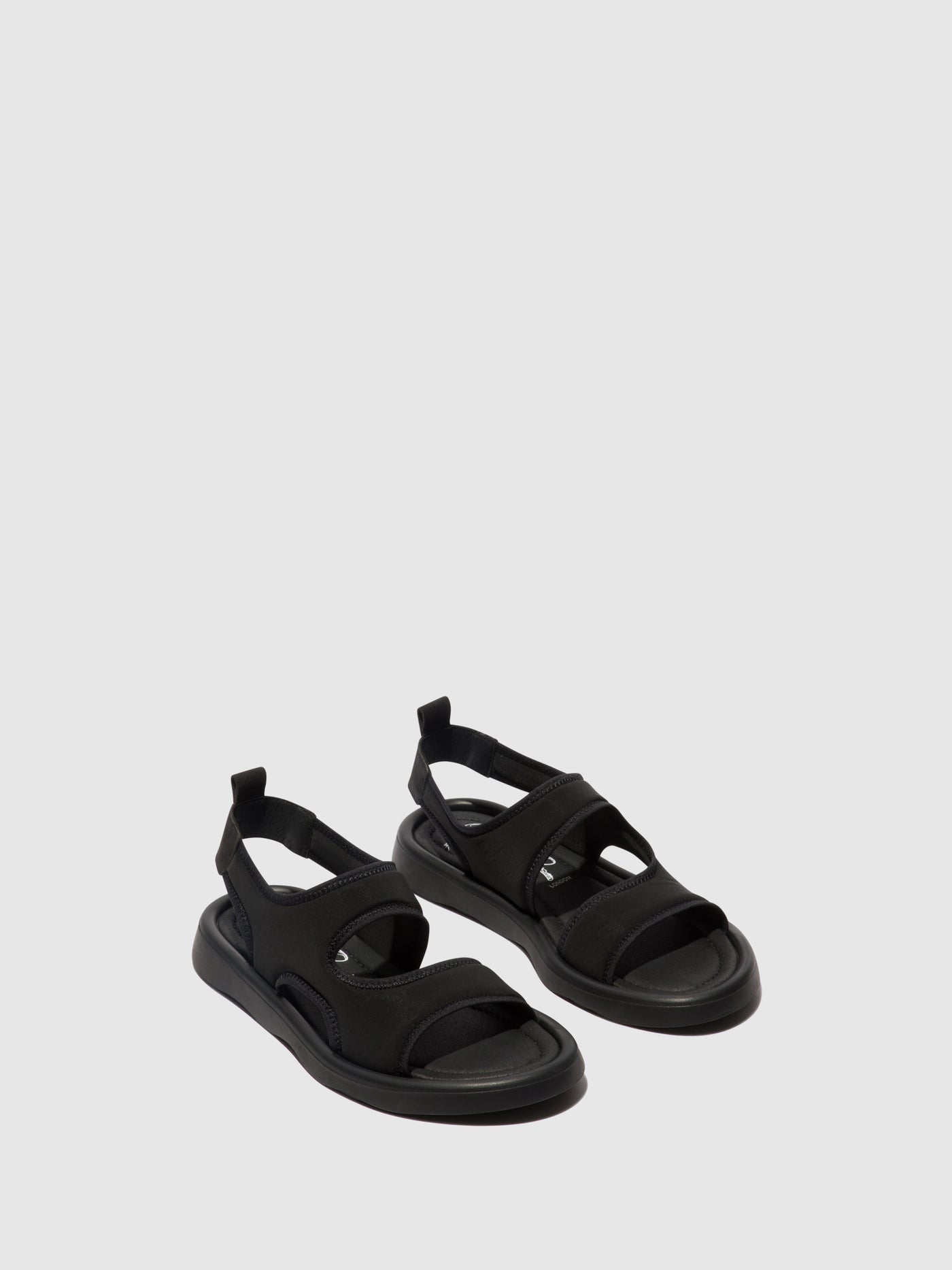 Black Fly London Sling-Back Sandals Women's Sandals | 390725TVM