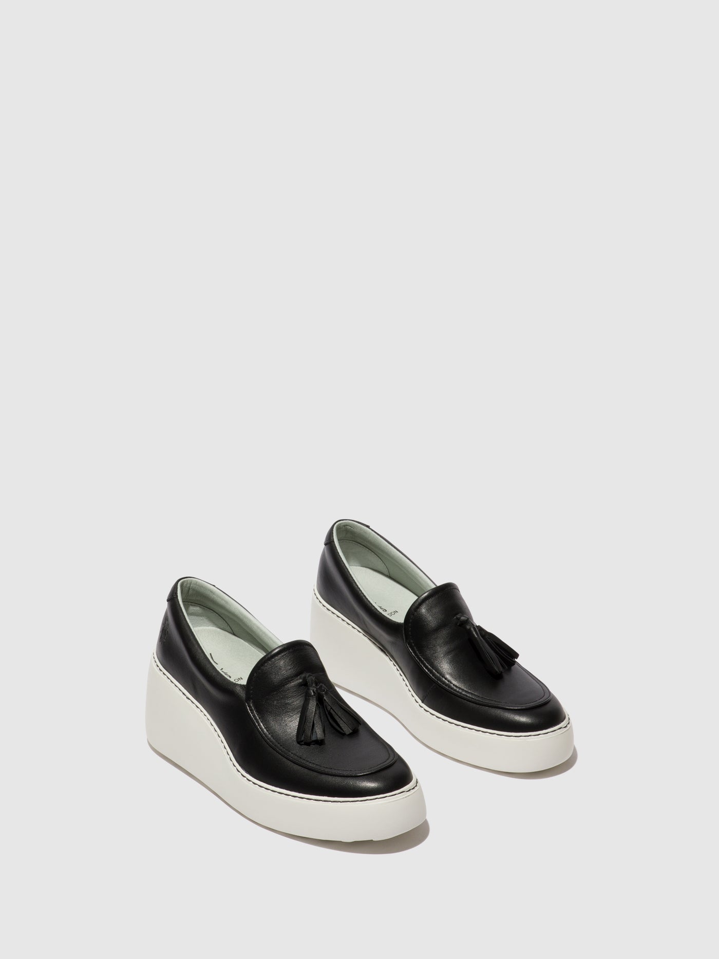 Black Fly London Slip-on Men's Sneakers | 968107QPW