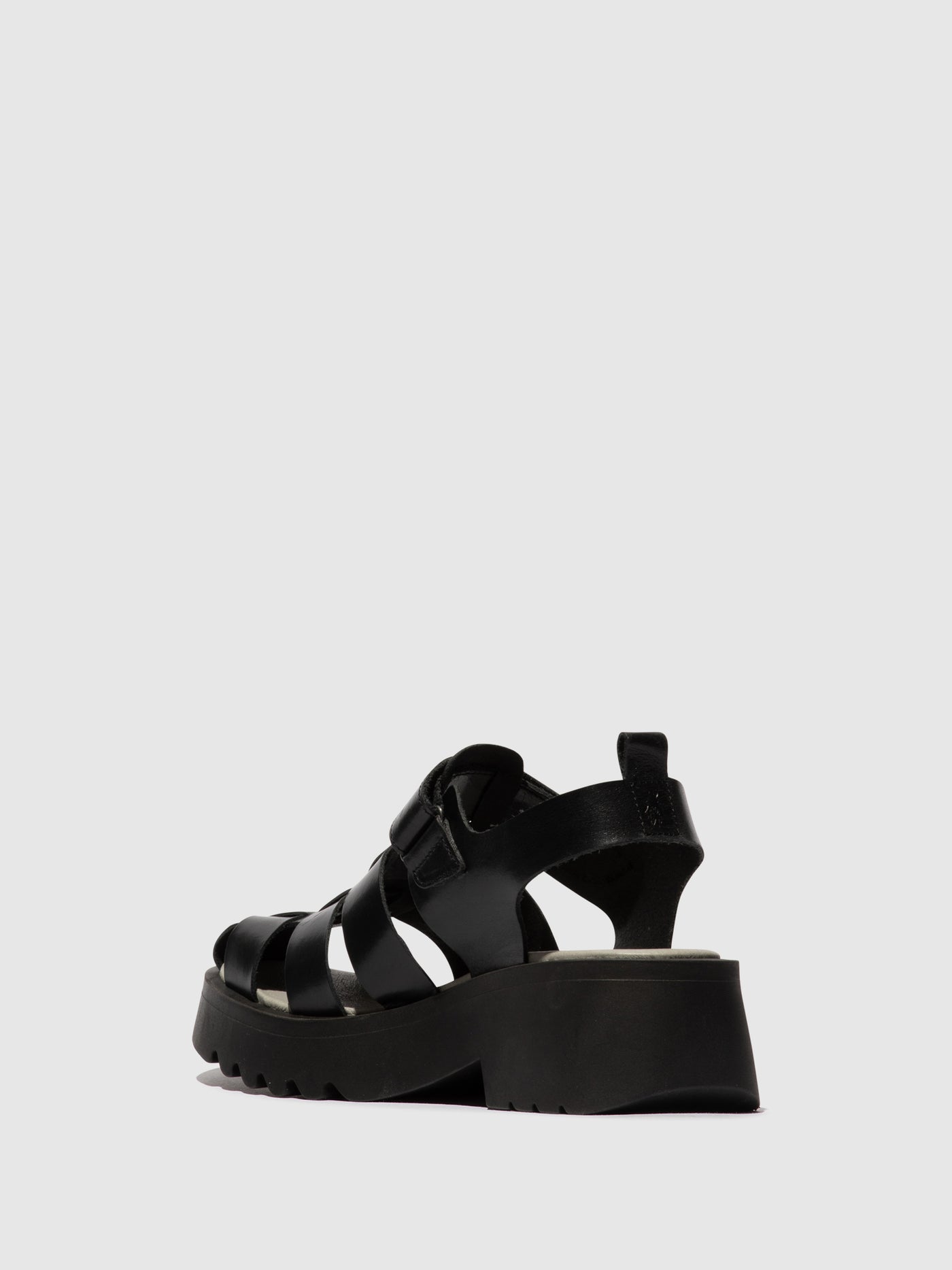 Black Fly London Strappy Sandals Women's Sandals | 197405YOS