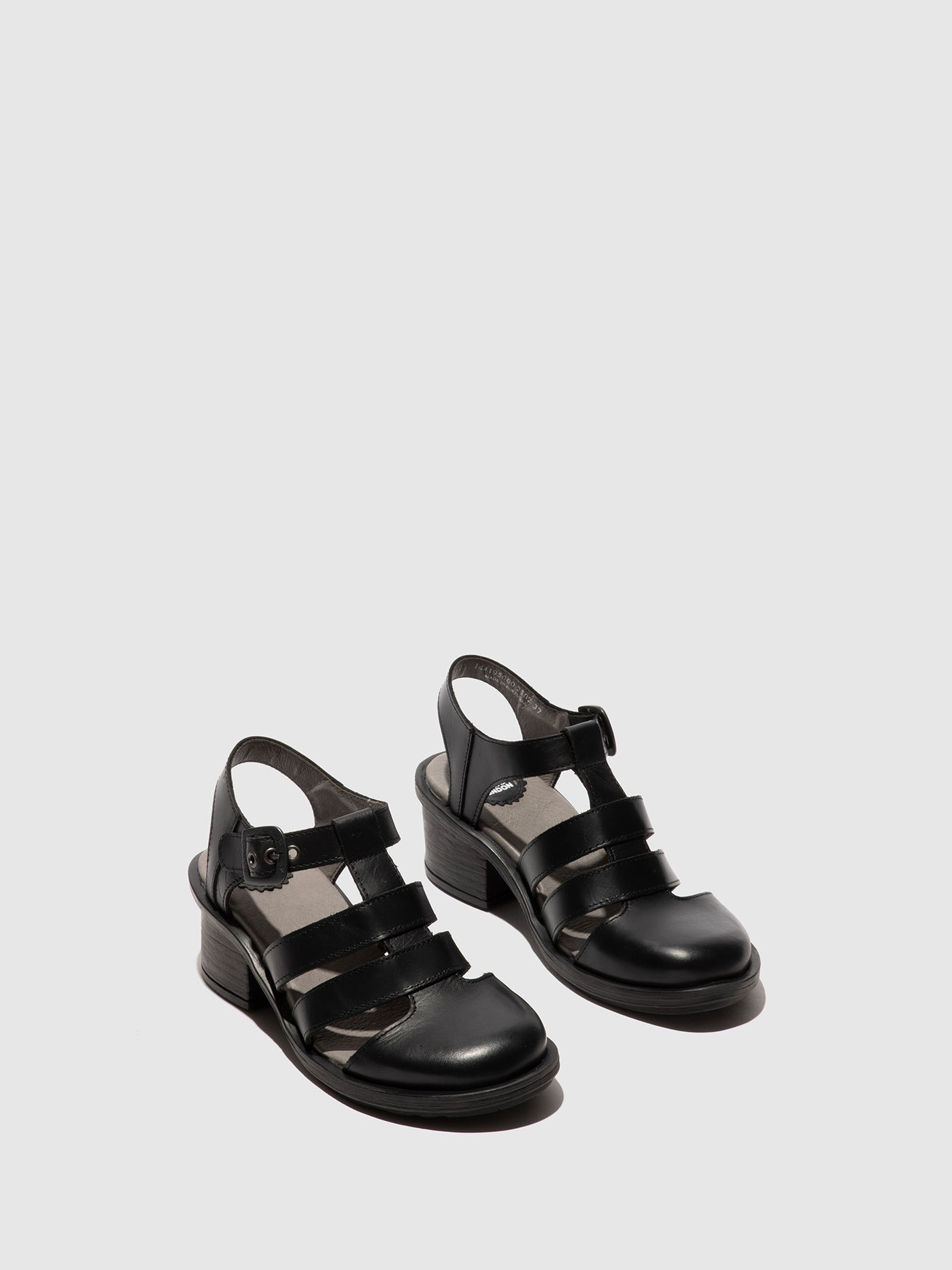 Black Fly London T-Strap Sandals Women's Sandals | 160734OWE