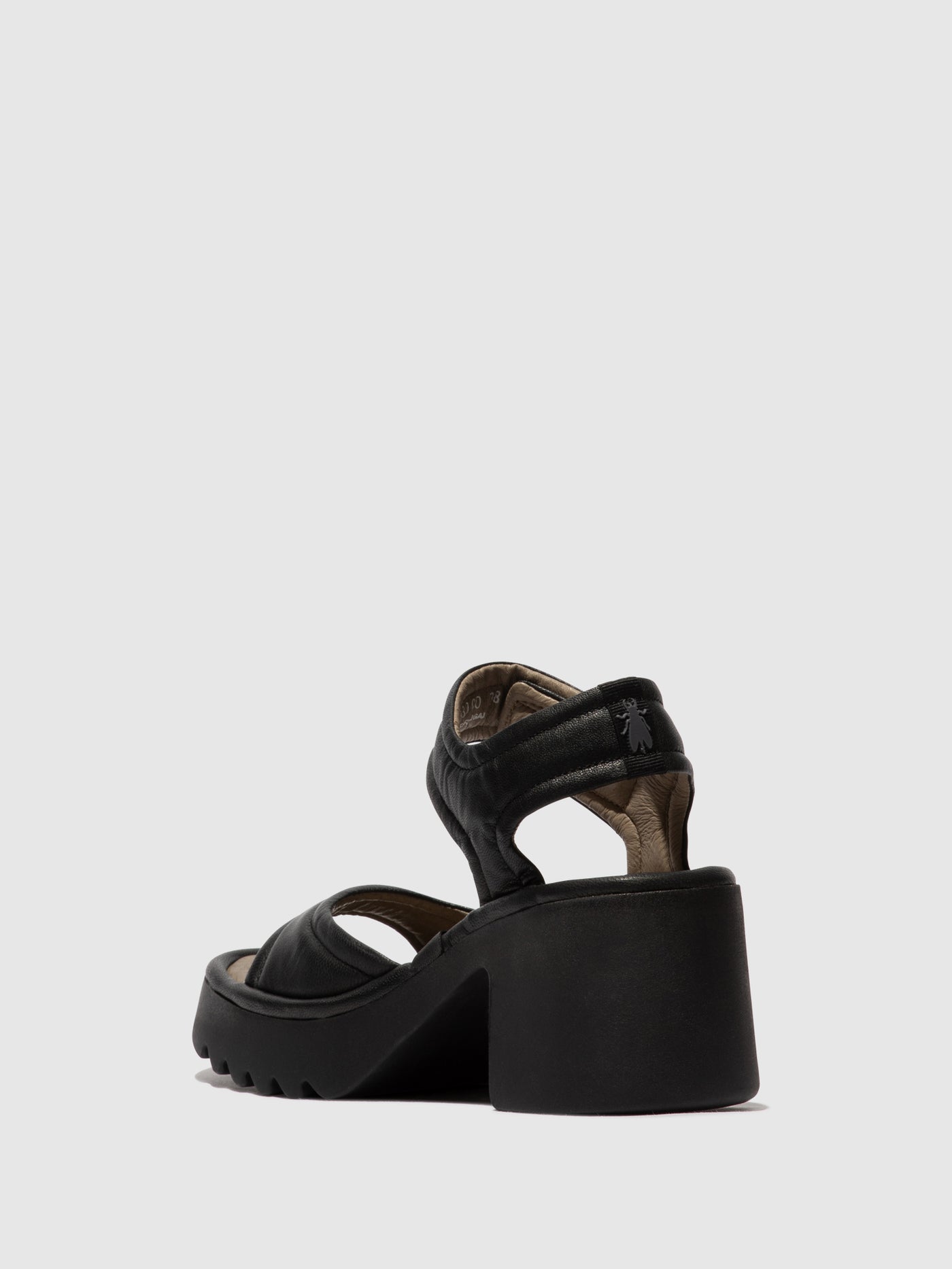 Black Fly London Velcro Women's Sandals | 273908NDZ