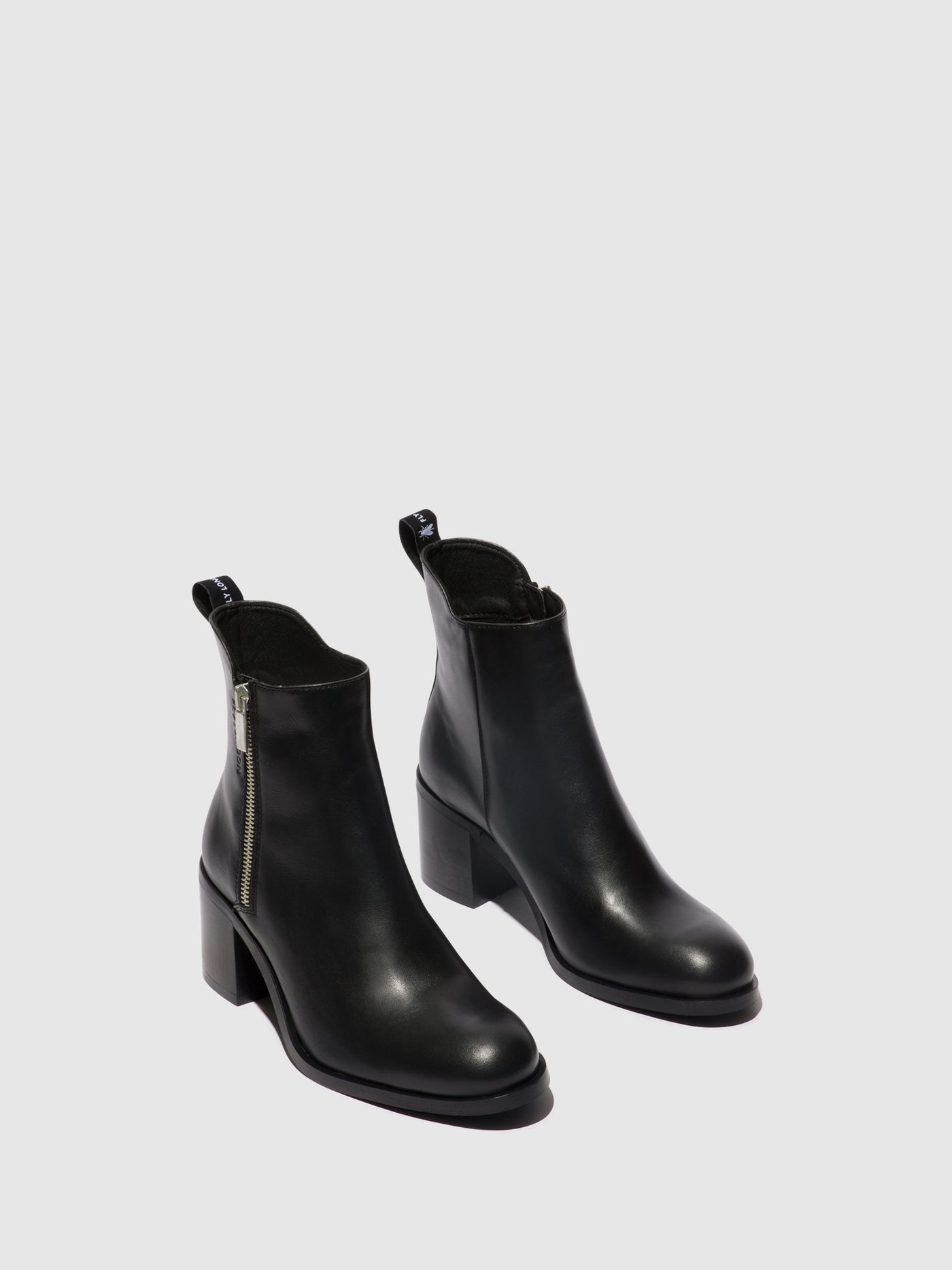 Black Fly London Zip Up Boots Women's Ankle Boots | 031827SFA