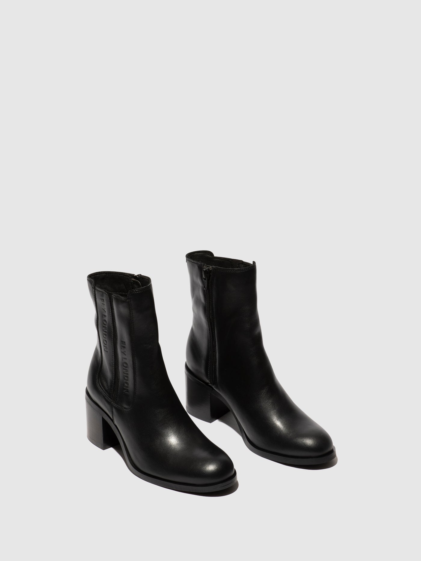 Black Fly London Zip Up Boots Women's Ankle Boots | 703142PFY