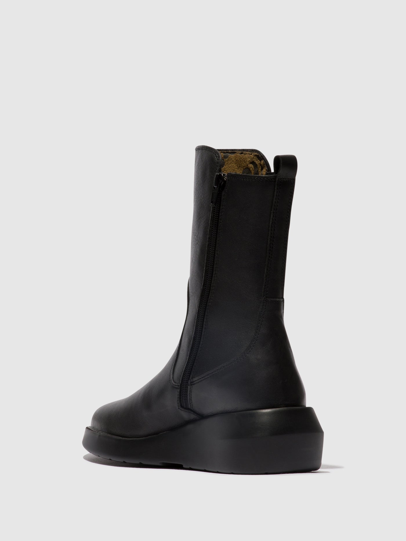 Black Fly London Zip Up Boots Women's Ankle Boots | 876325UKF