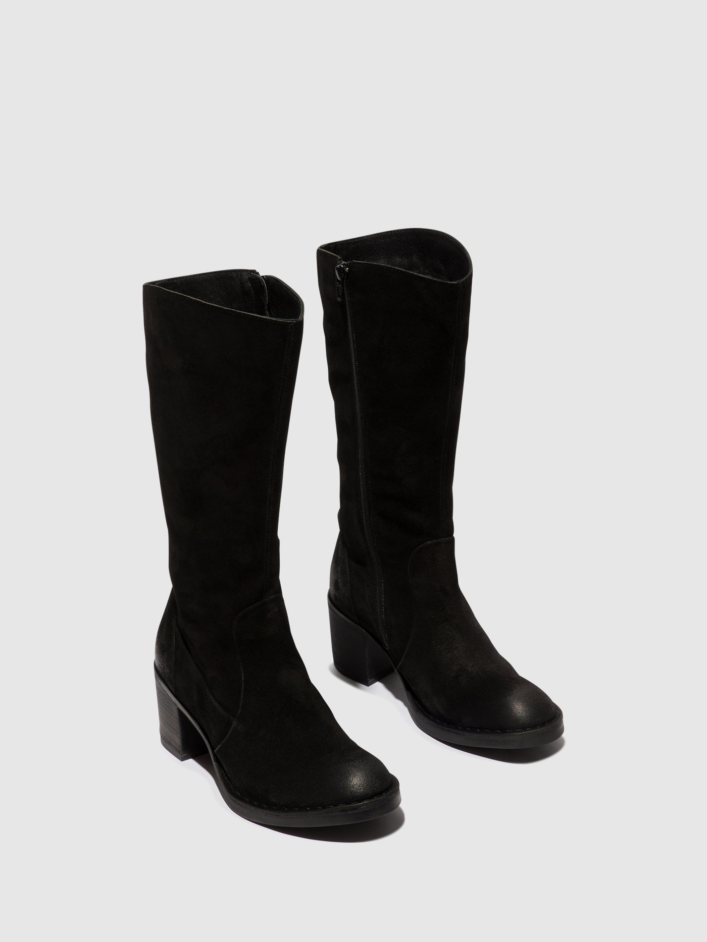 Black Fly London Zip Up Boots Women's Boots | 587604ZUD