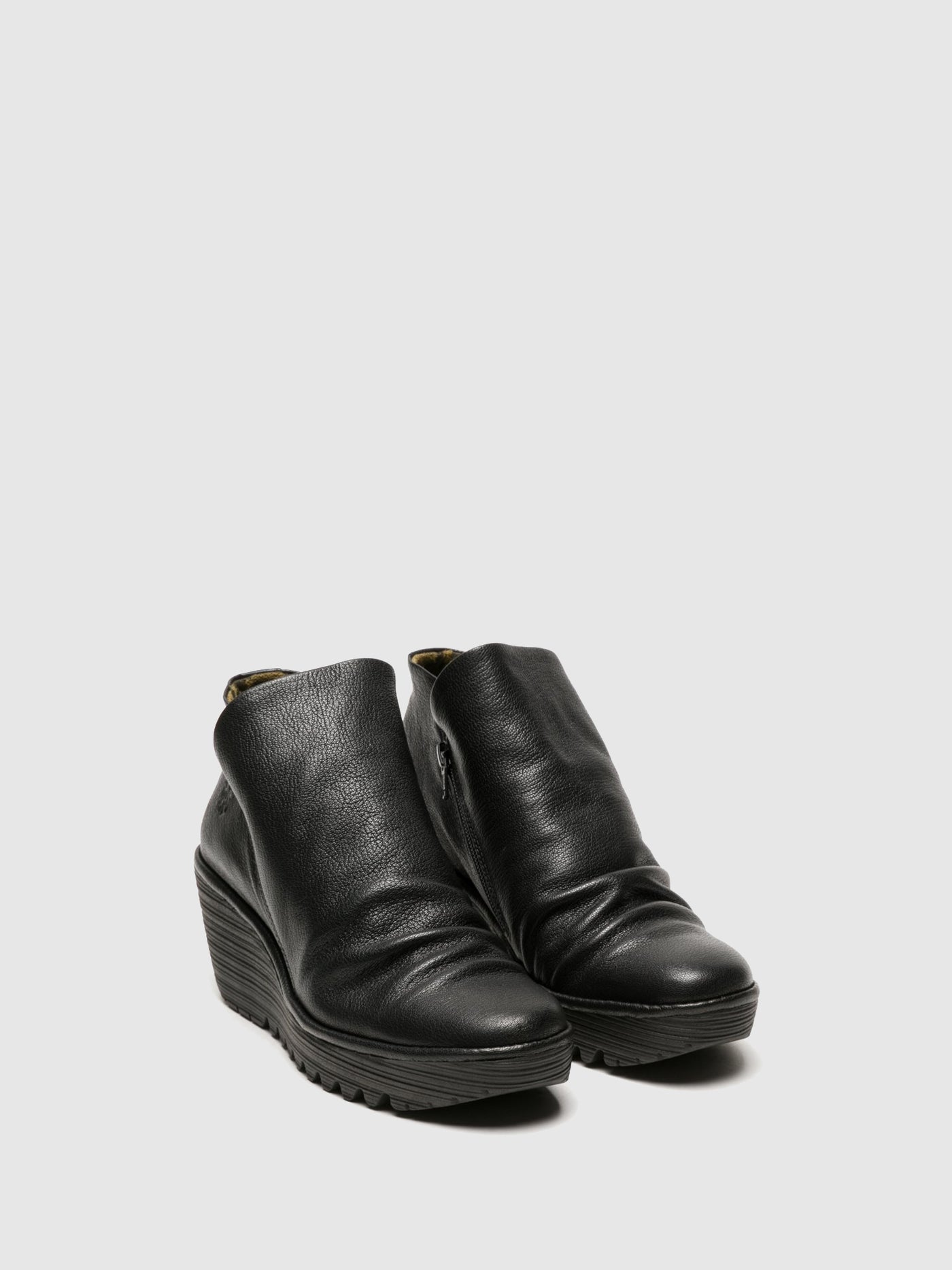 Black Fly London Zip Up YIP Women's Ankle Boots | 891267IMV