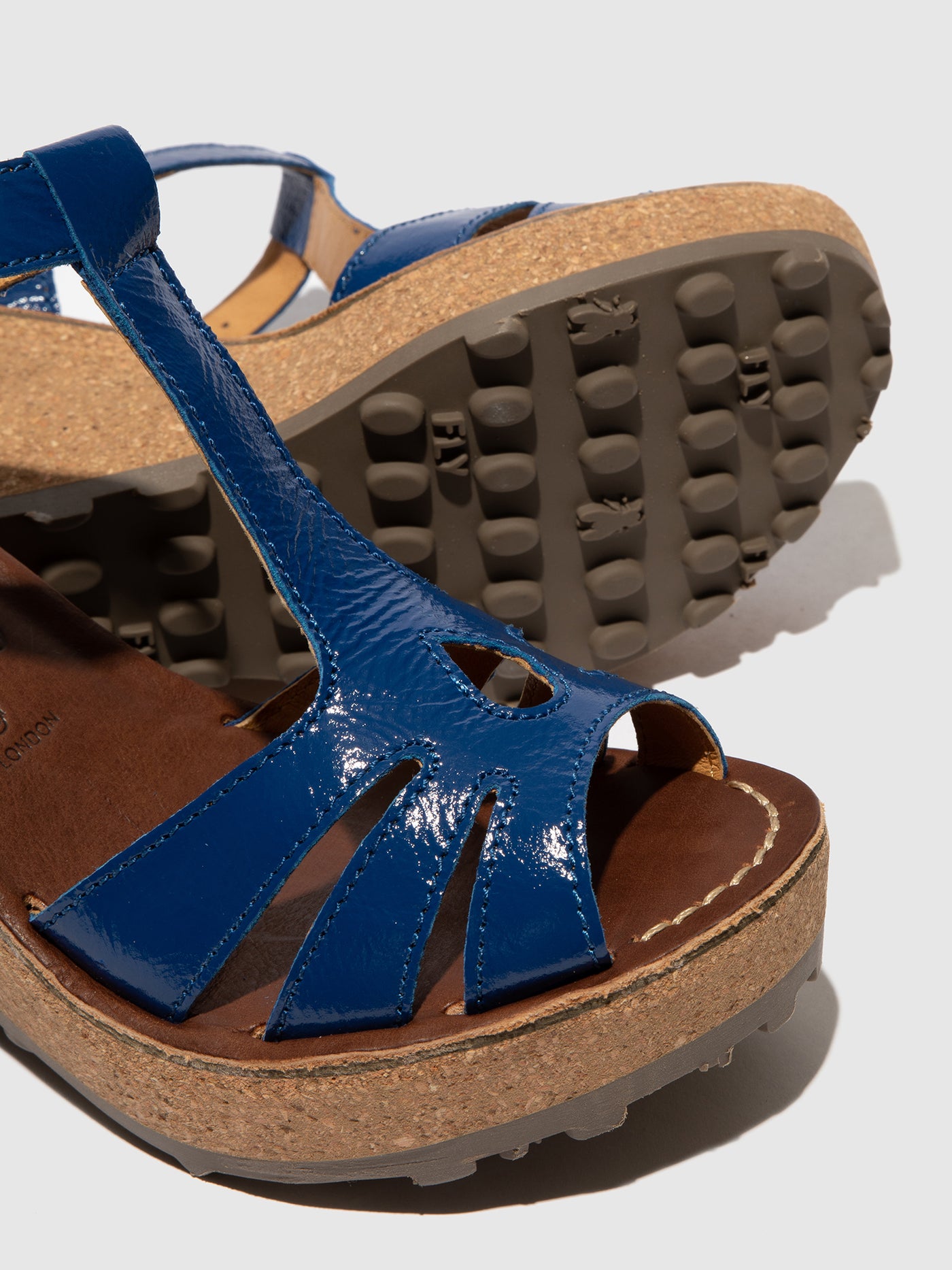 Blue Fly London T-Strap Sandals Women's Sandals | 914237MGW