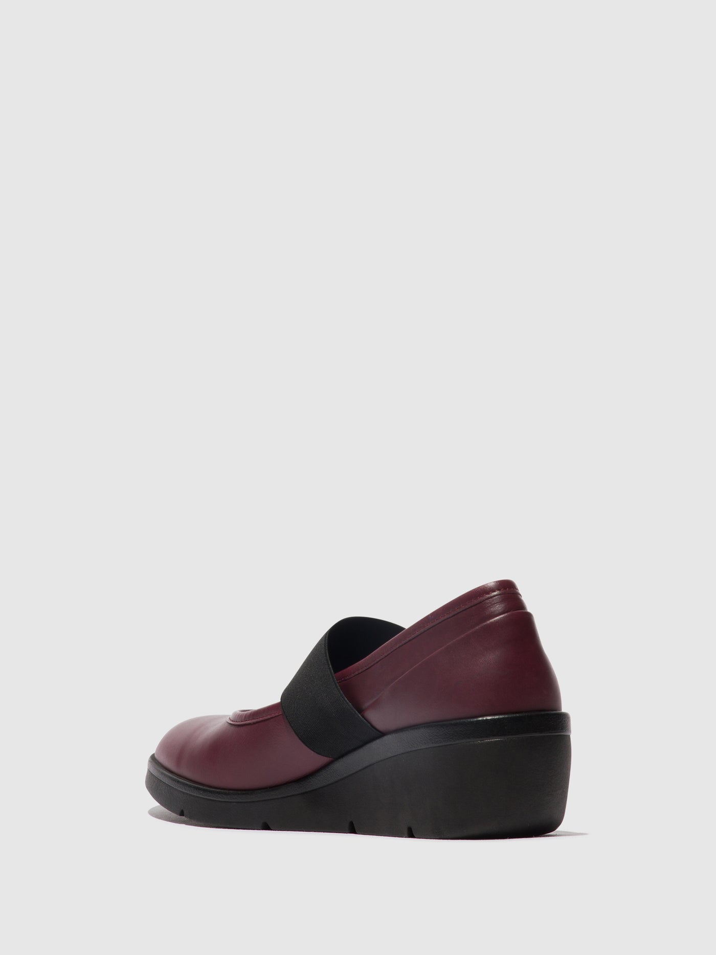 Bordeaux Fly London Elasticated Shoes Women's Shoes | 643079IBV