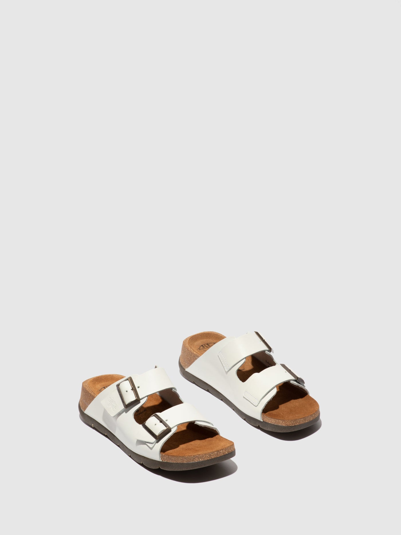 Bridle Off White Fly London Open Toe Women's Mules | 609371AWO