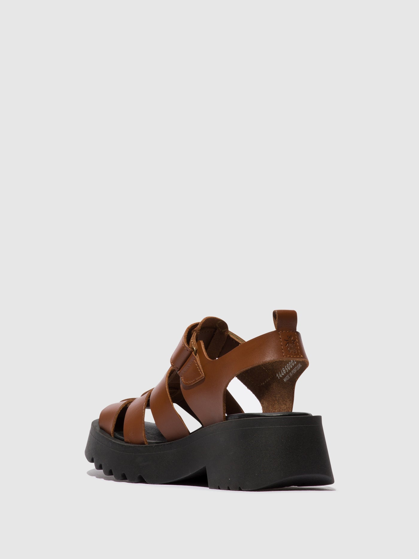 Cognac Fly London Strappy Sandals Women's Sandals | 972086ZEL