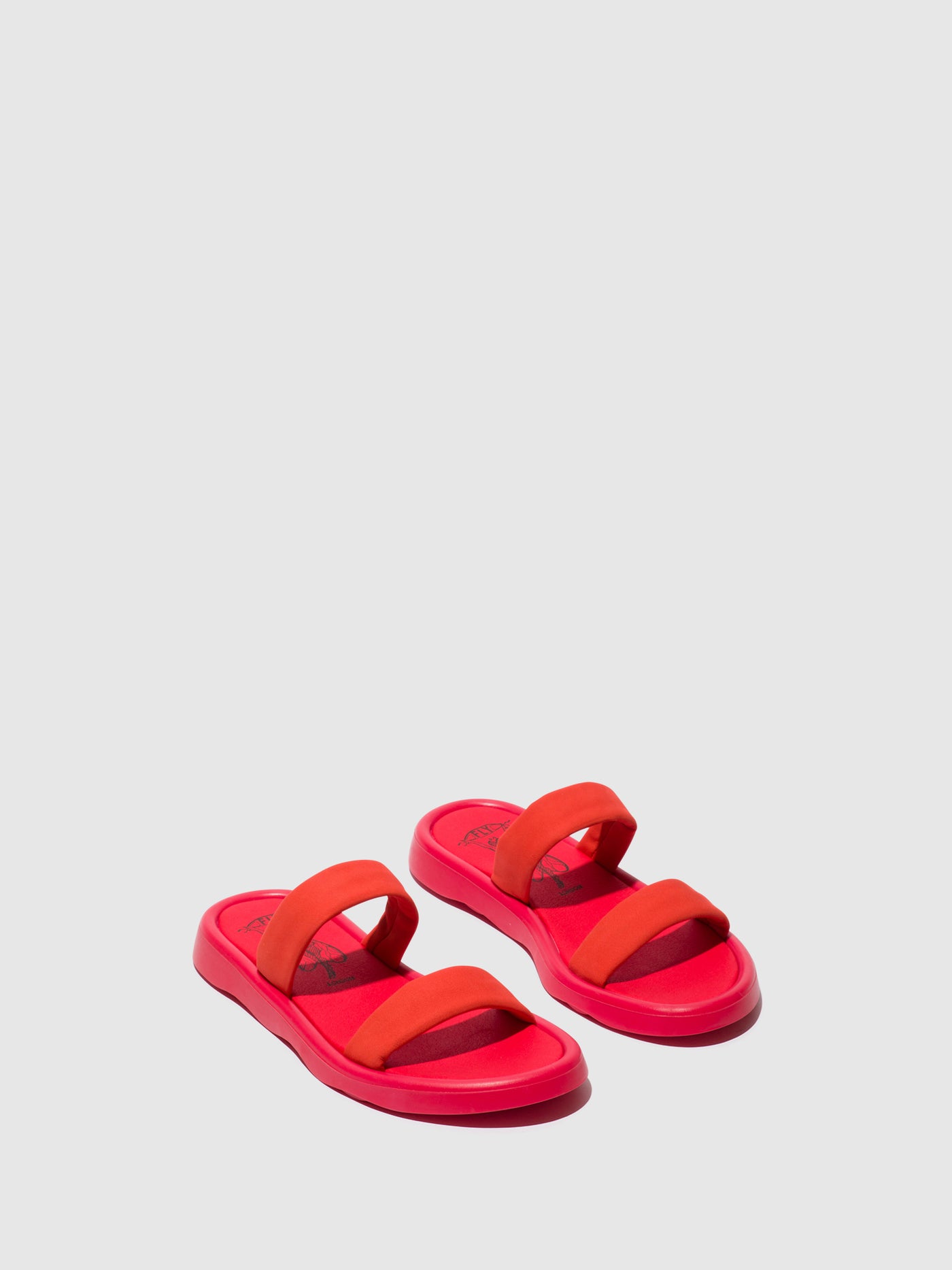 Devil Red Fly London Flat Sandals Women's Sandals | 023174GDR