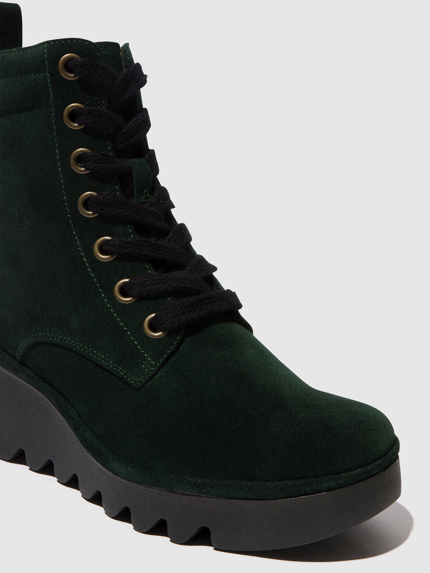 Green Forest Fly London Lace-up Boots Women's Ankle Boots | 392756KZG